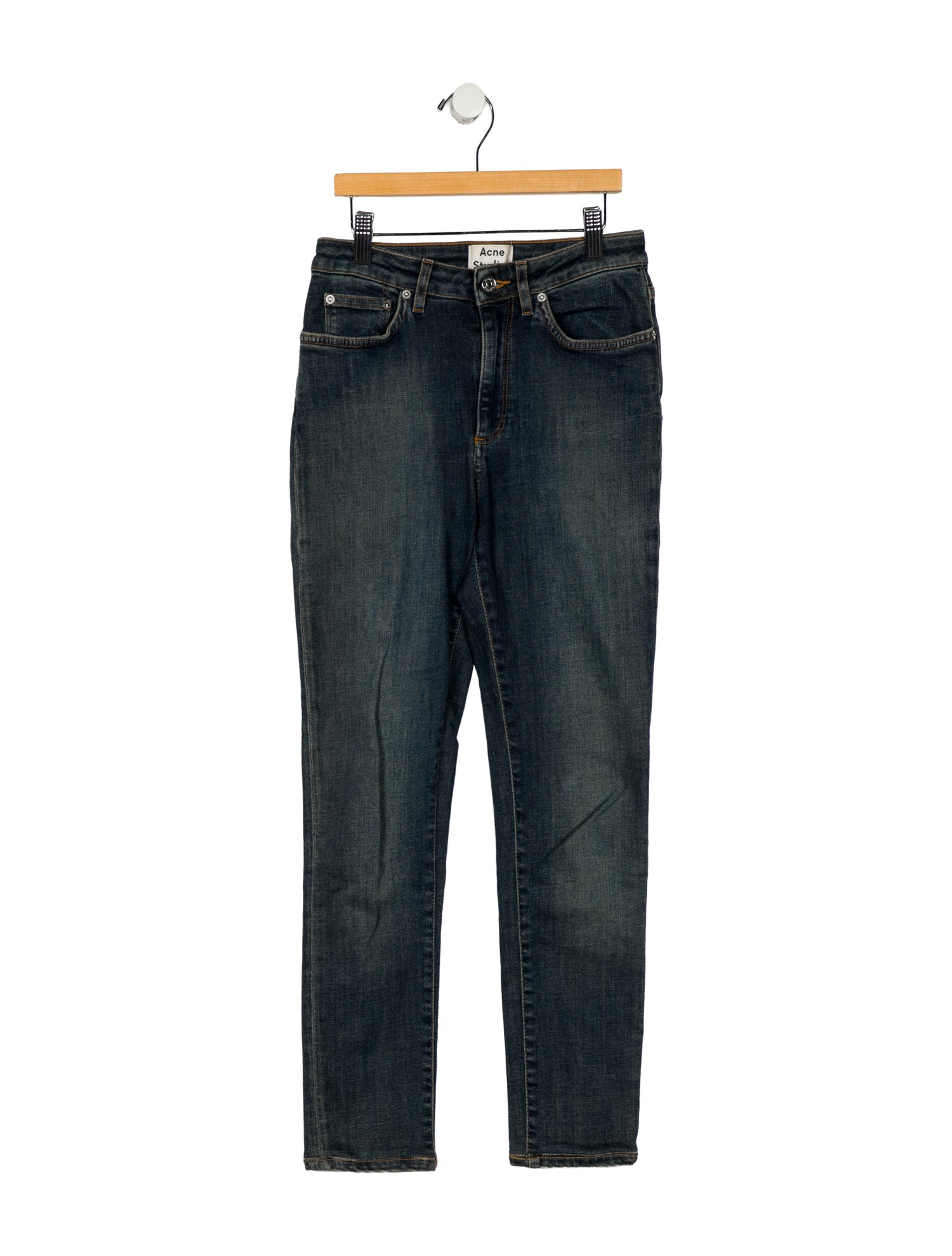 Acne Studios Mid-Rise Skinny Leg Jeans