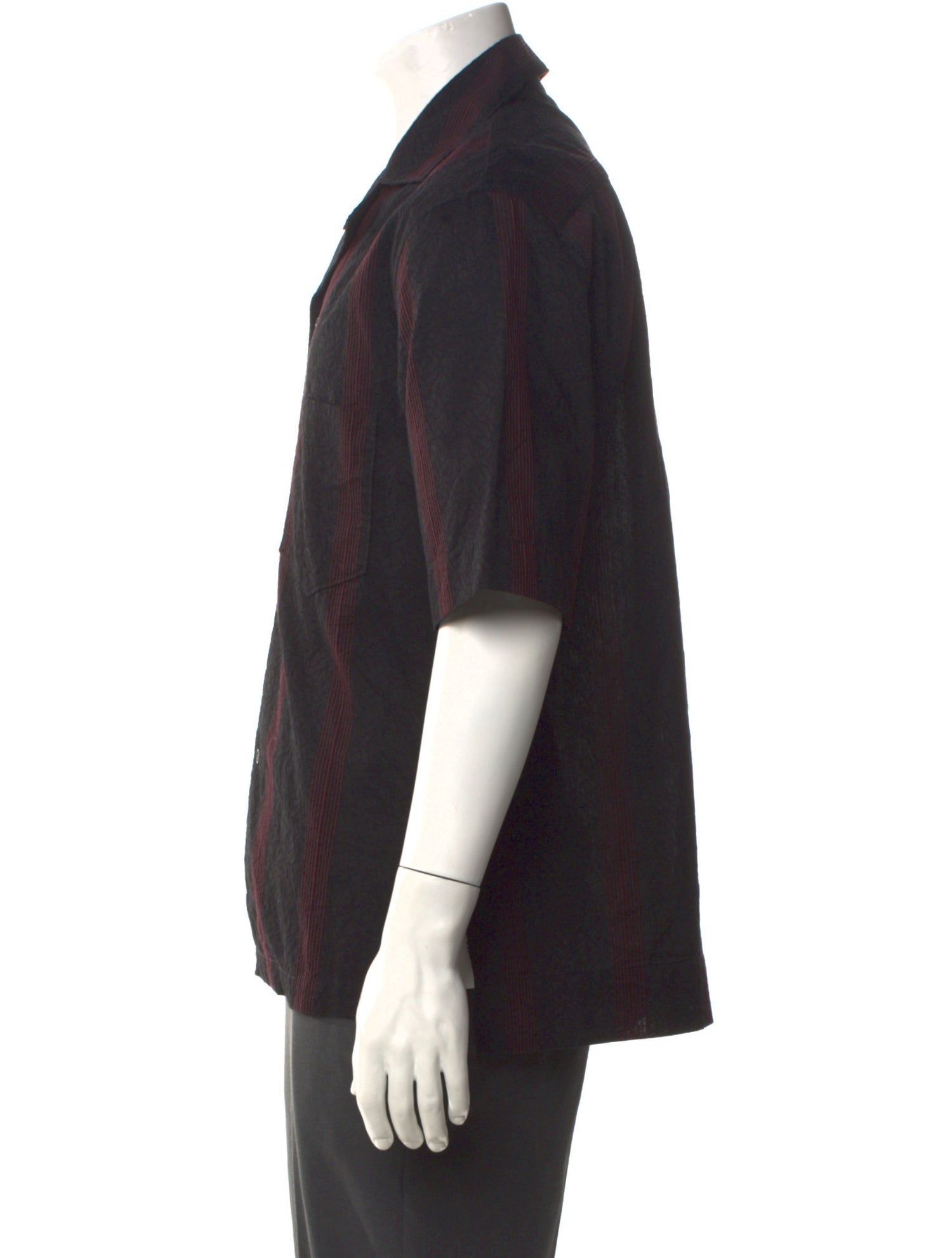 Acne Studios Striped Short Sleeve Shirt