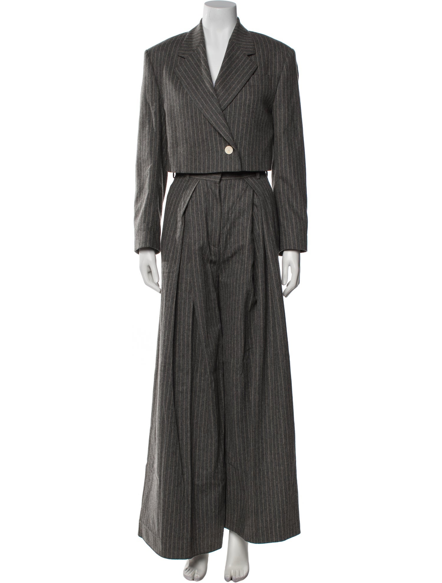 Acne Studios Wool Striped Pantsuit