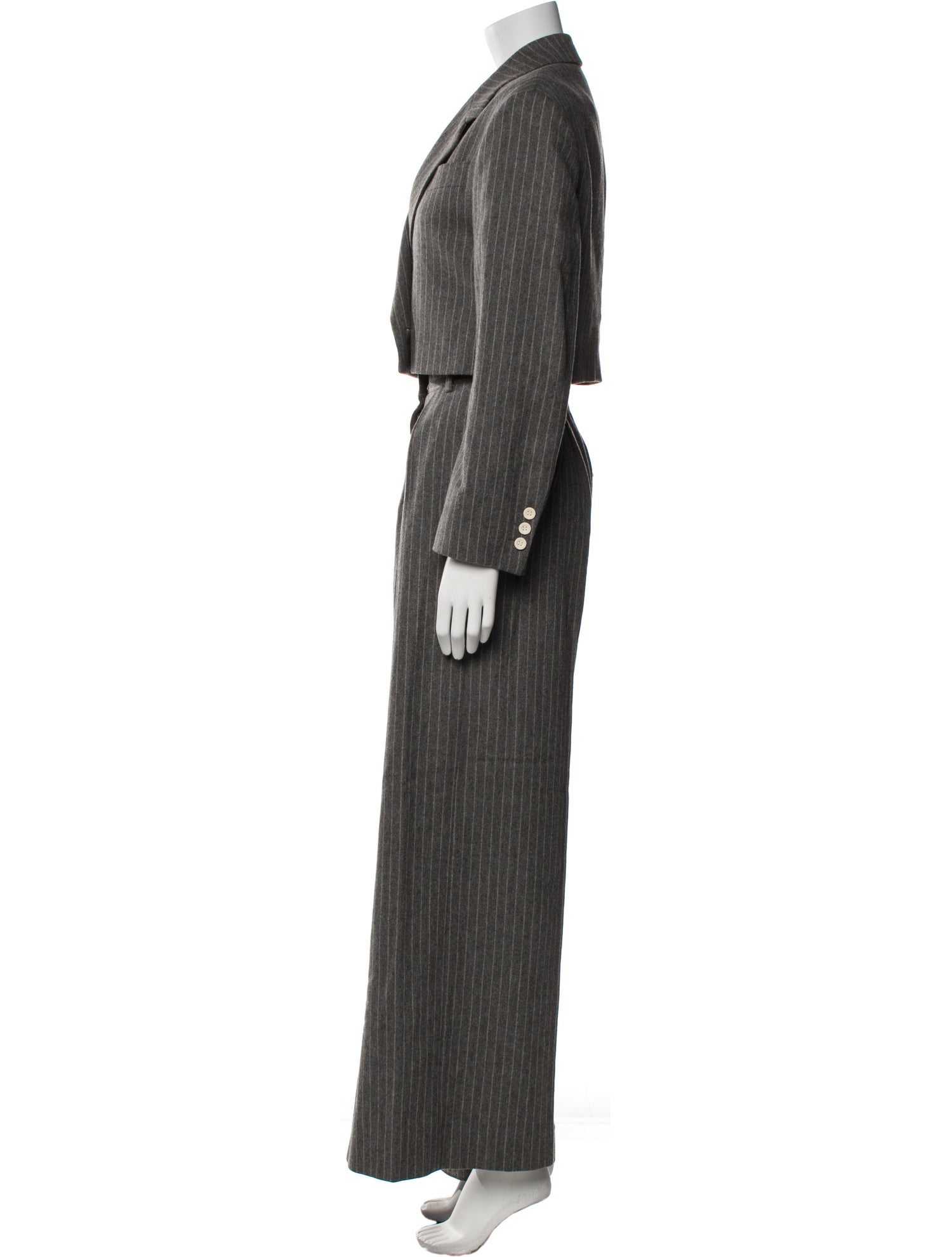 Acne Studios Wool Striped Pantsuit