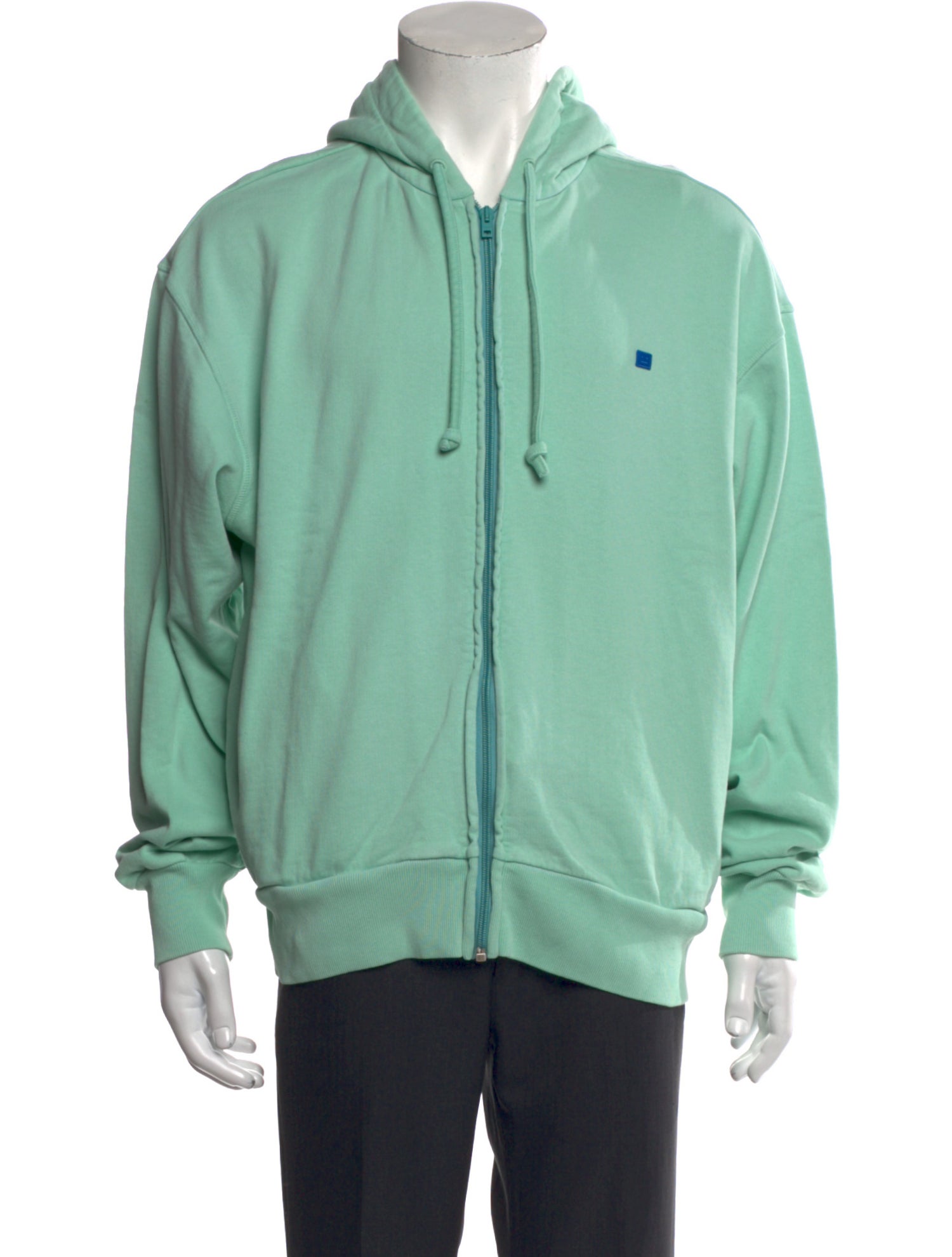 Acne Studios V-Neck Long Sleeve Hoodie