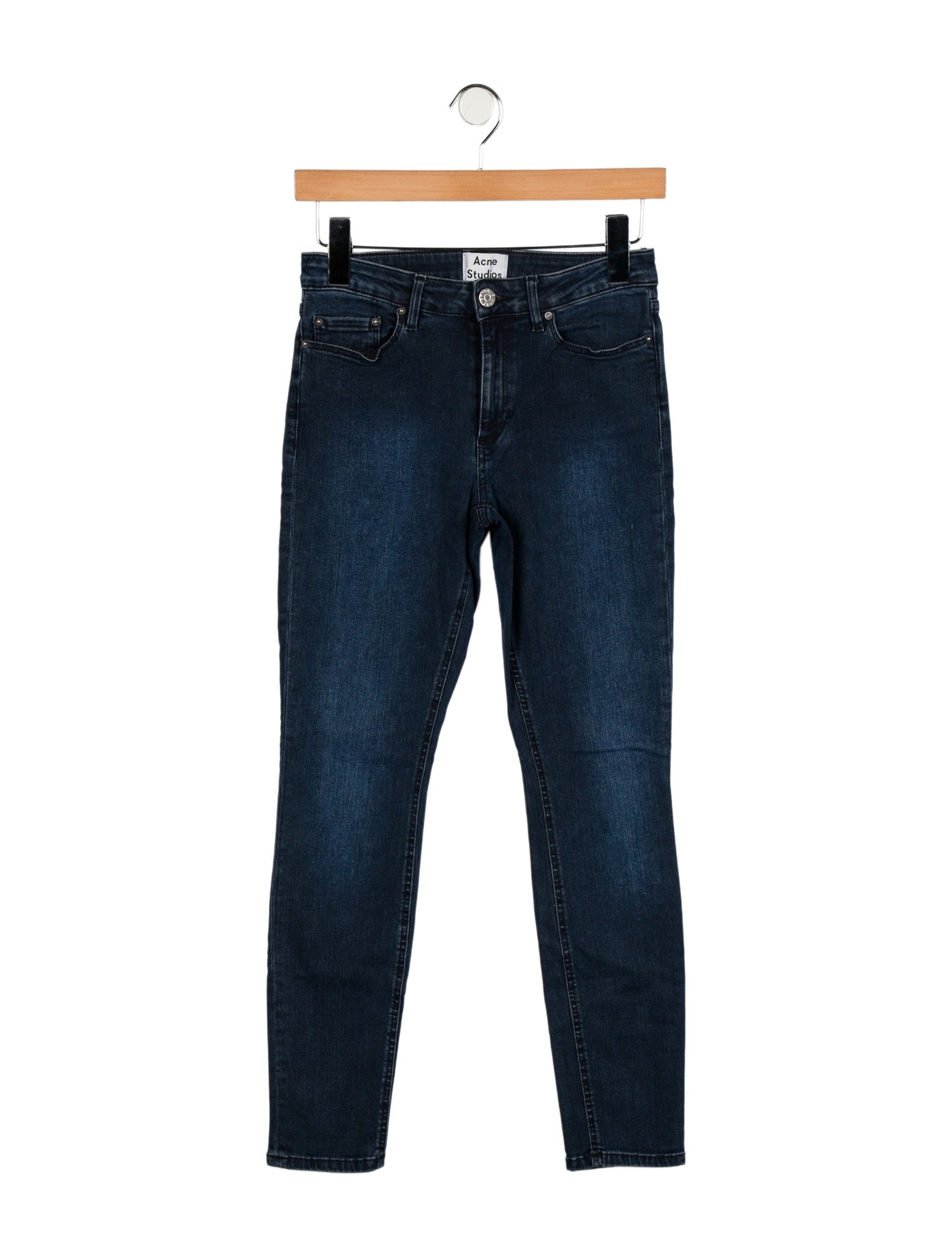 Acne Studios Mid-Rise Skinny Leg Jeans