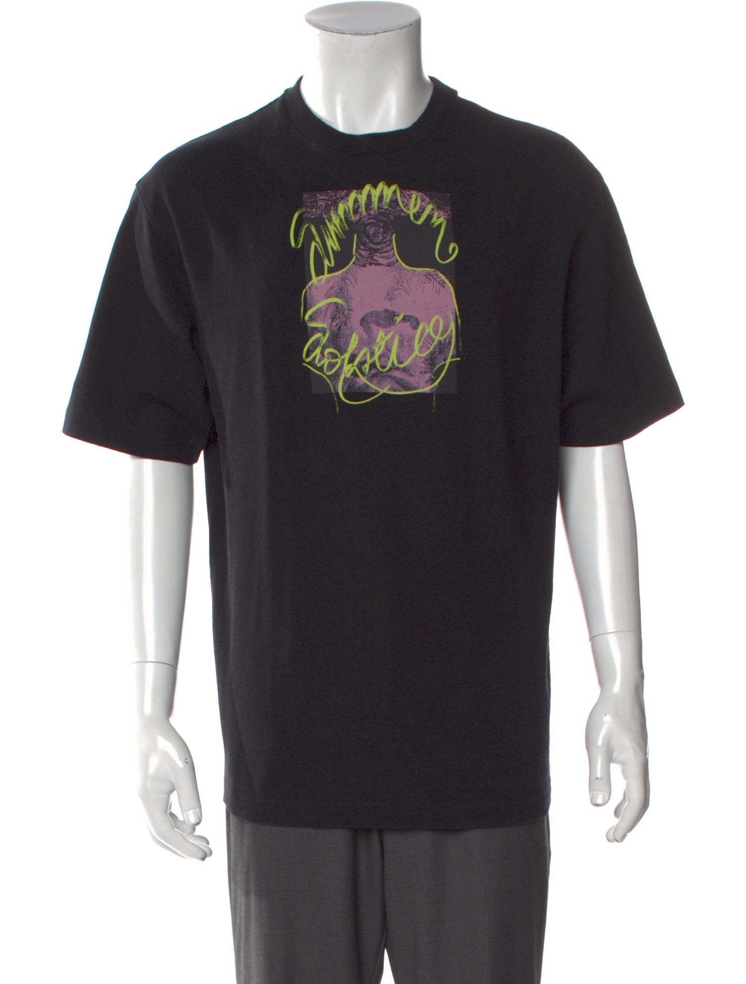 Acne Studios Graphic Print Crew Neck T-Shirt