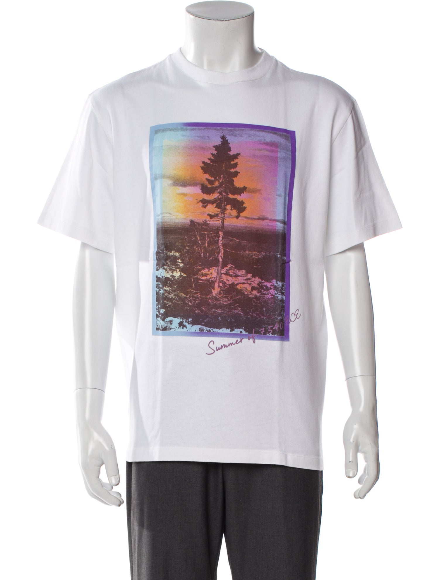 Acne Studios Graphic Print Crew Neck T-Shirt