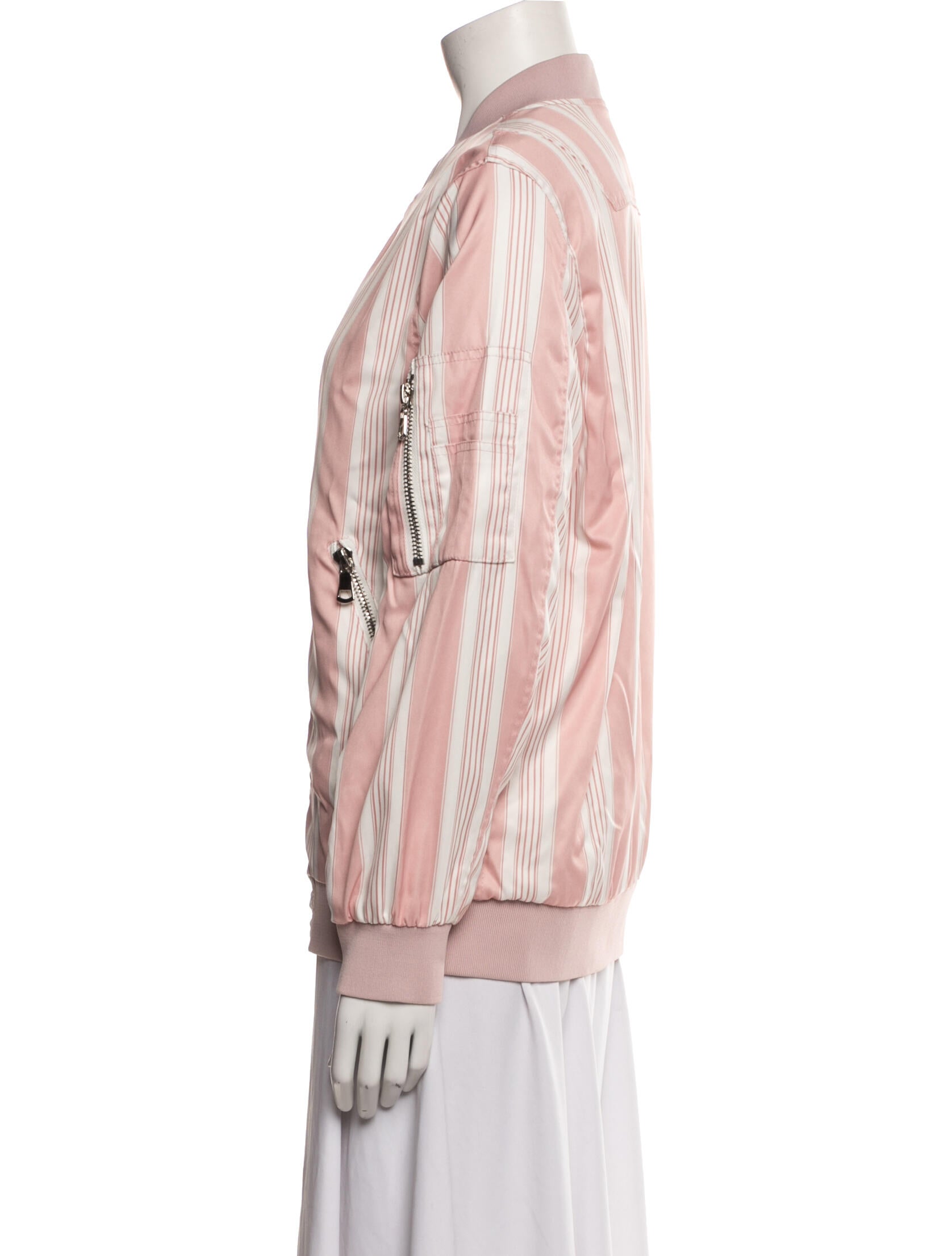 Acne Studios Striped Bomber Jacket