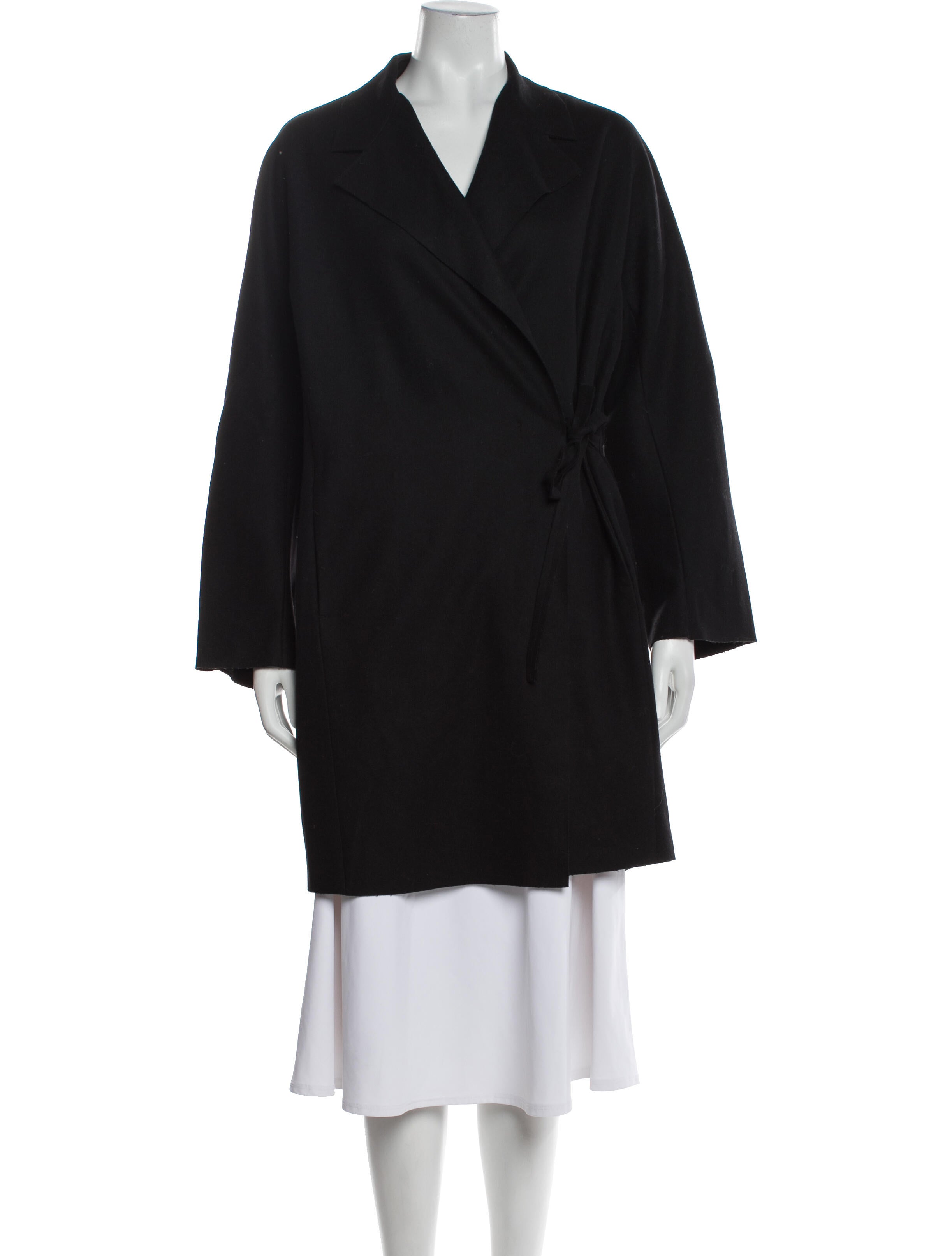 Acne Studios Wool Faux Fur Coat