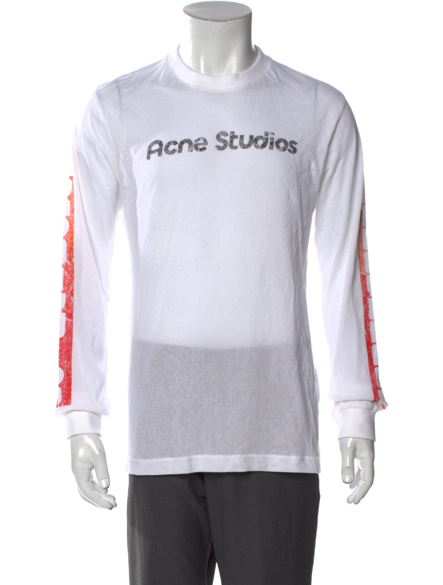 Acne Studios Graphic Print Crew Neck T-Shirt