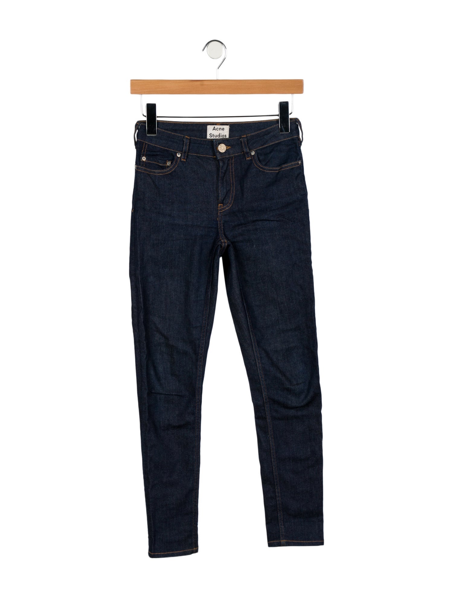 Acne Studios Mid-Rise Skinny Leg Jeans