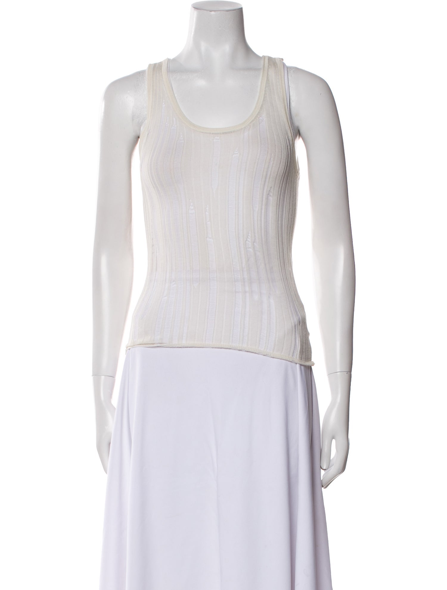 Acne Studios Scoop Neck Sleeveless Top