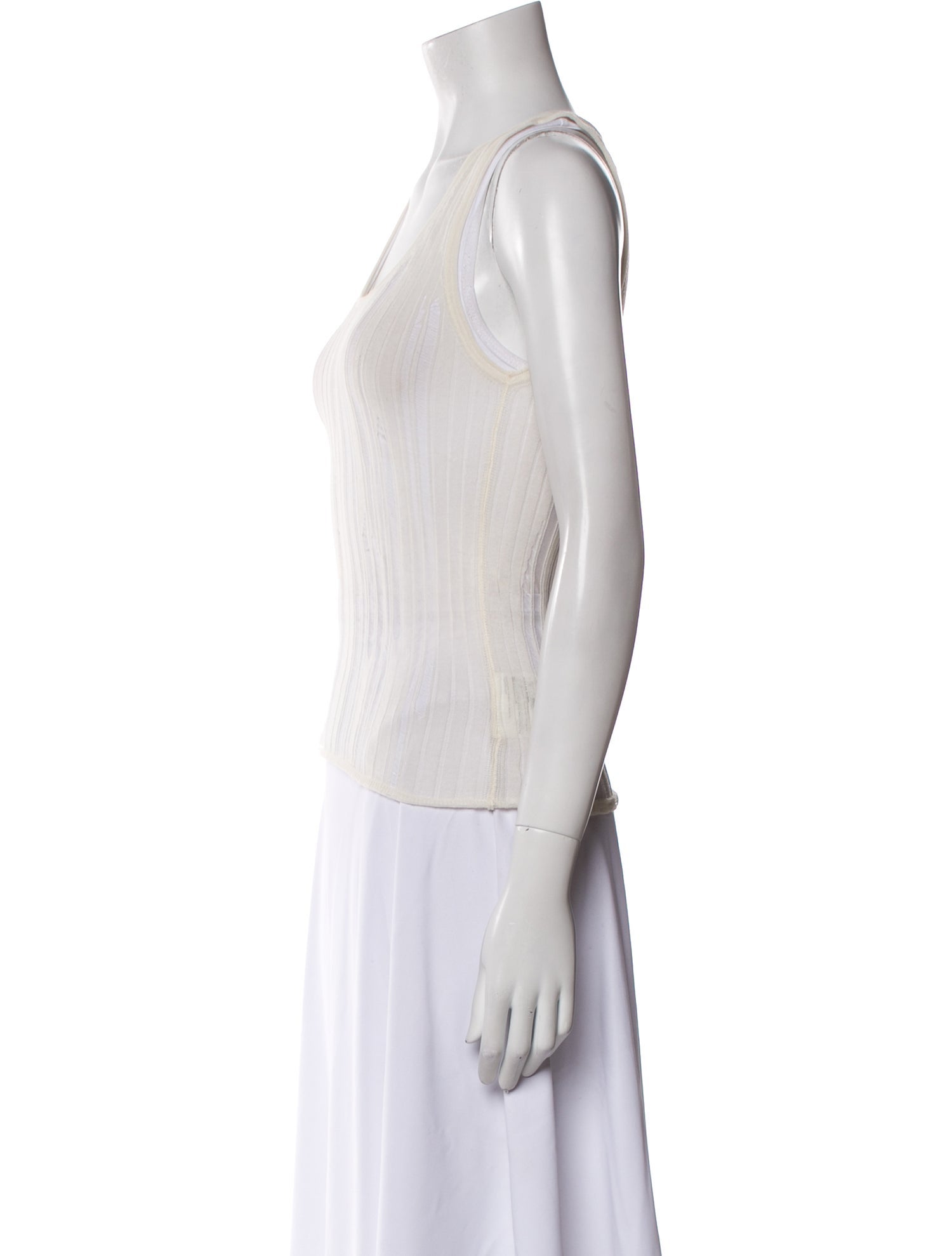 Acne Studios Scoop Neck Sleeveless Top