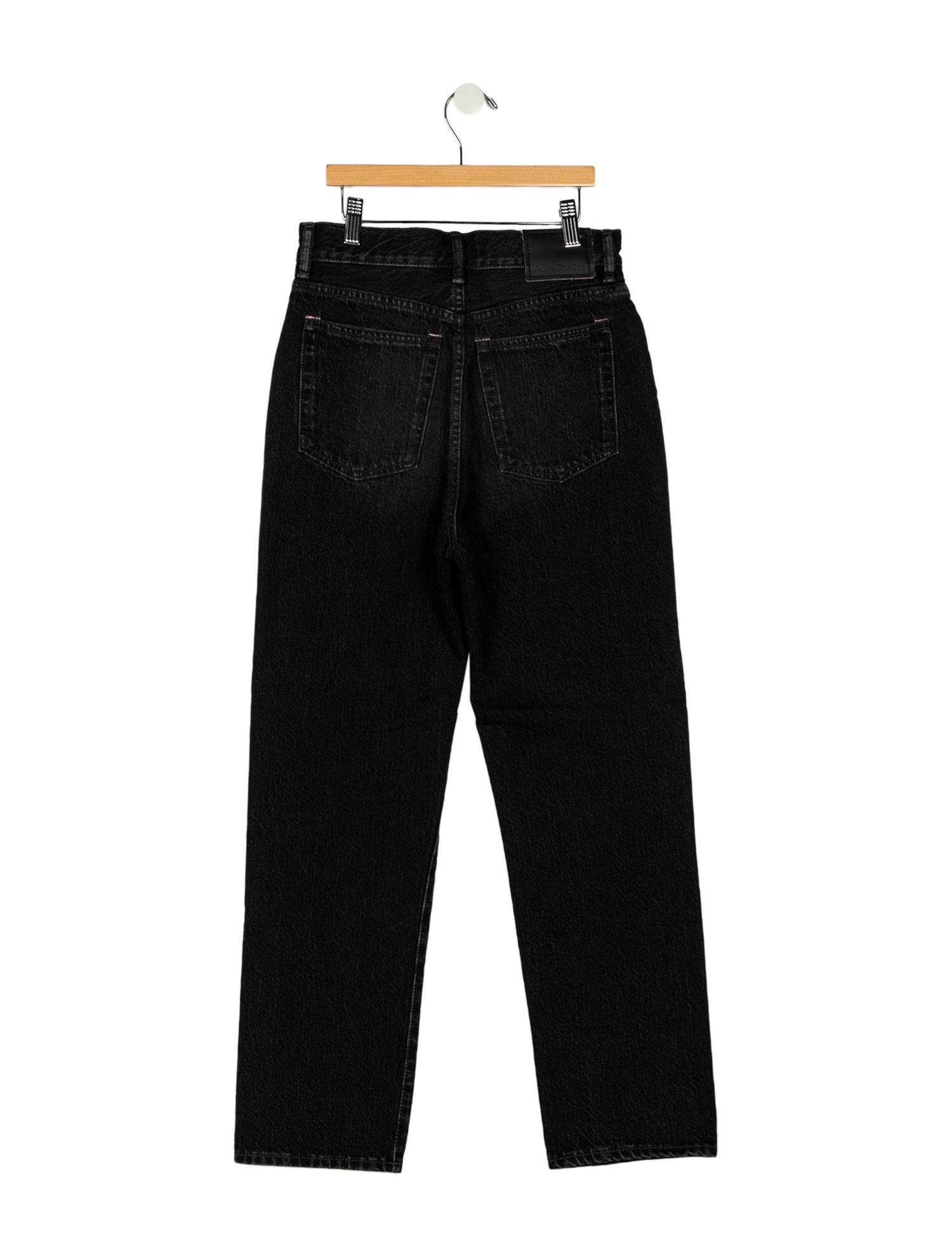 Acne Studios High-Rise Straight Leg Jeans