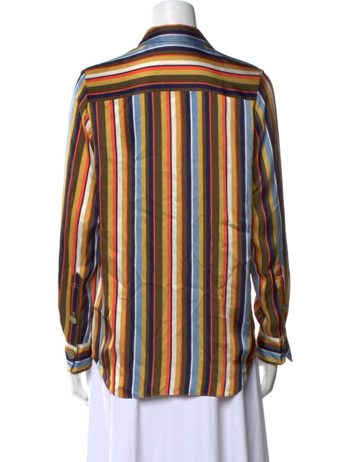 Acne Studios Striped Long Sleeve Button-Up Top