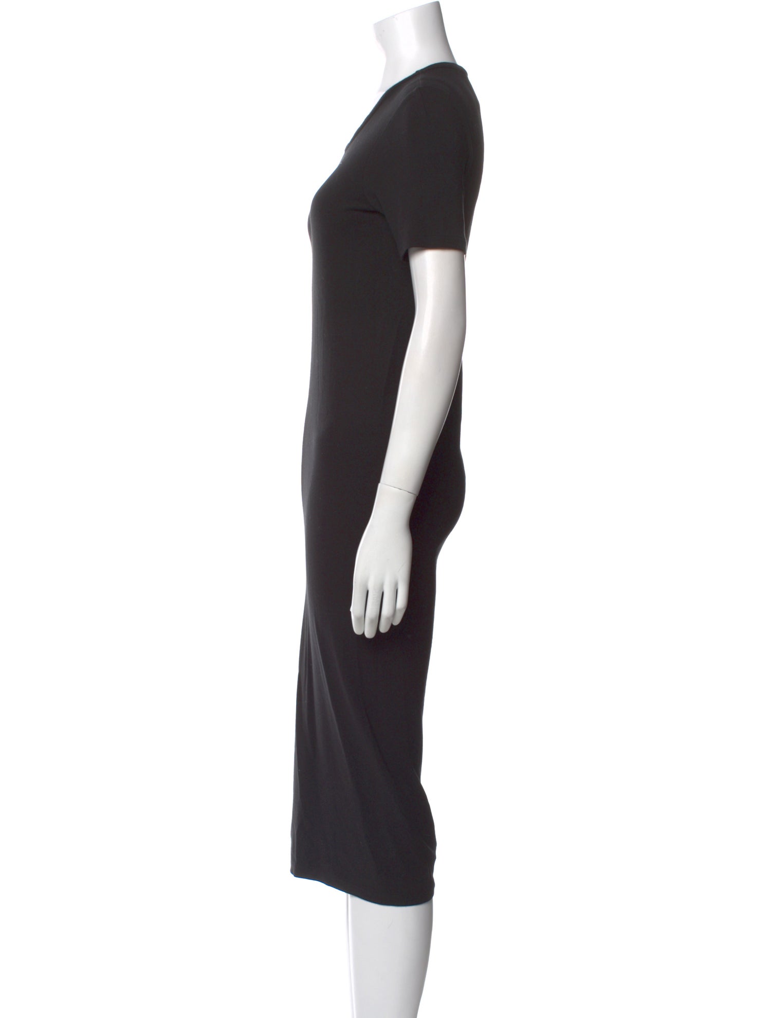 Acne Studios Crew Neck Midi Length Dress