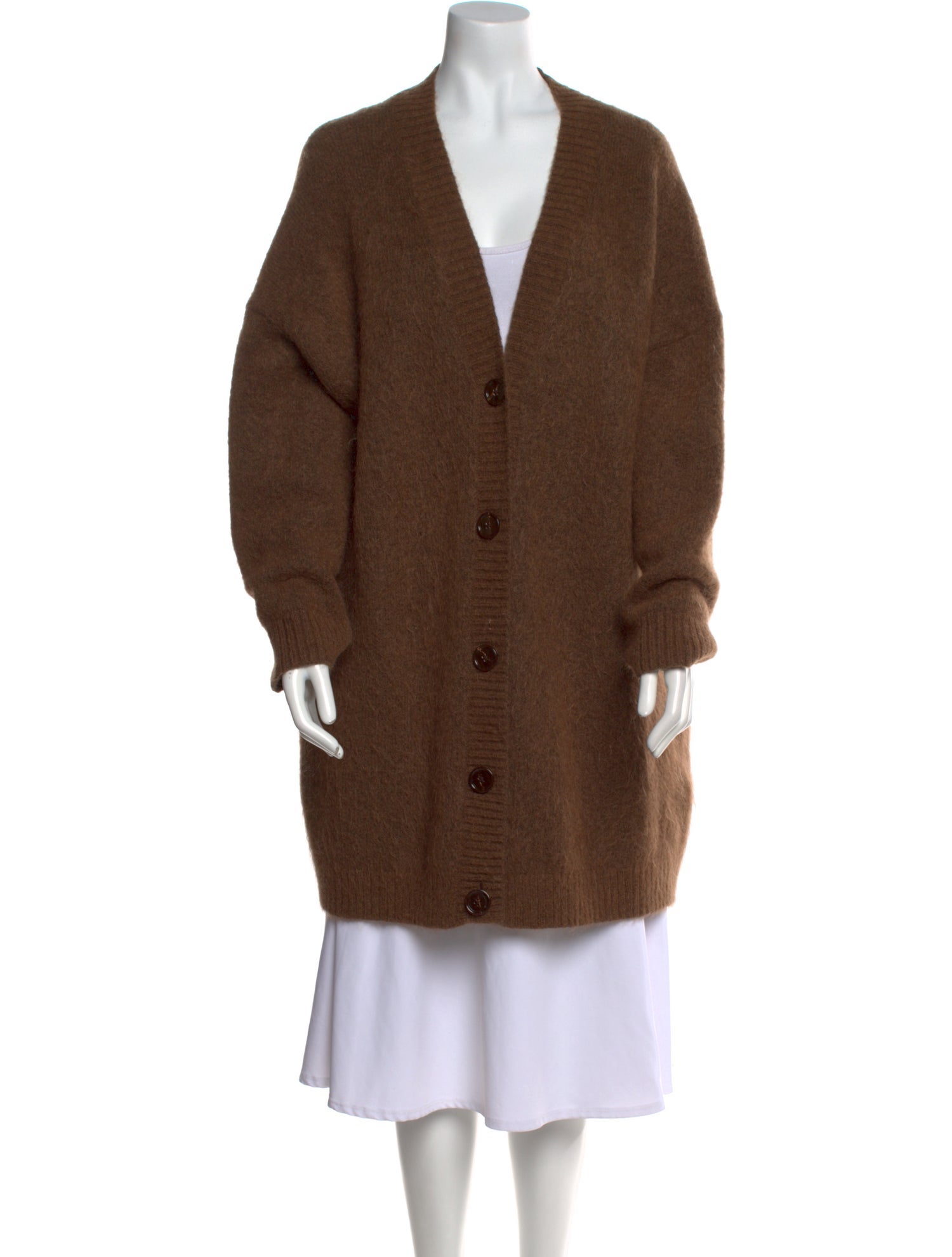 Acne Studios Nylon V-Neck Sweater