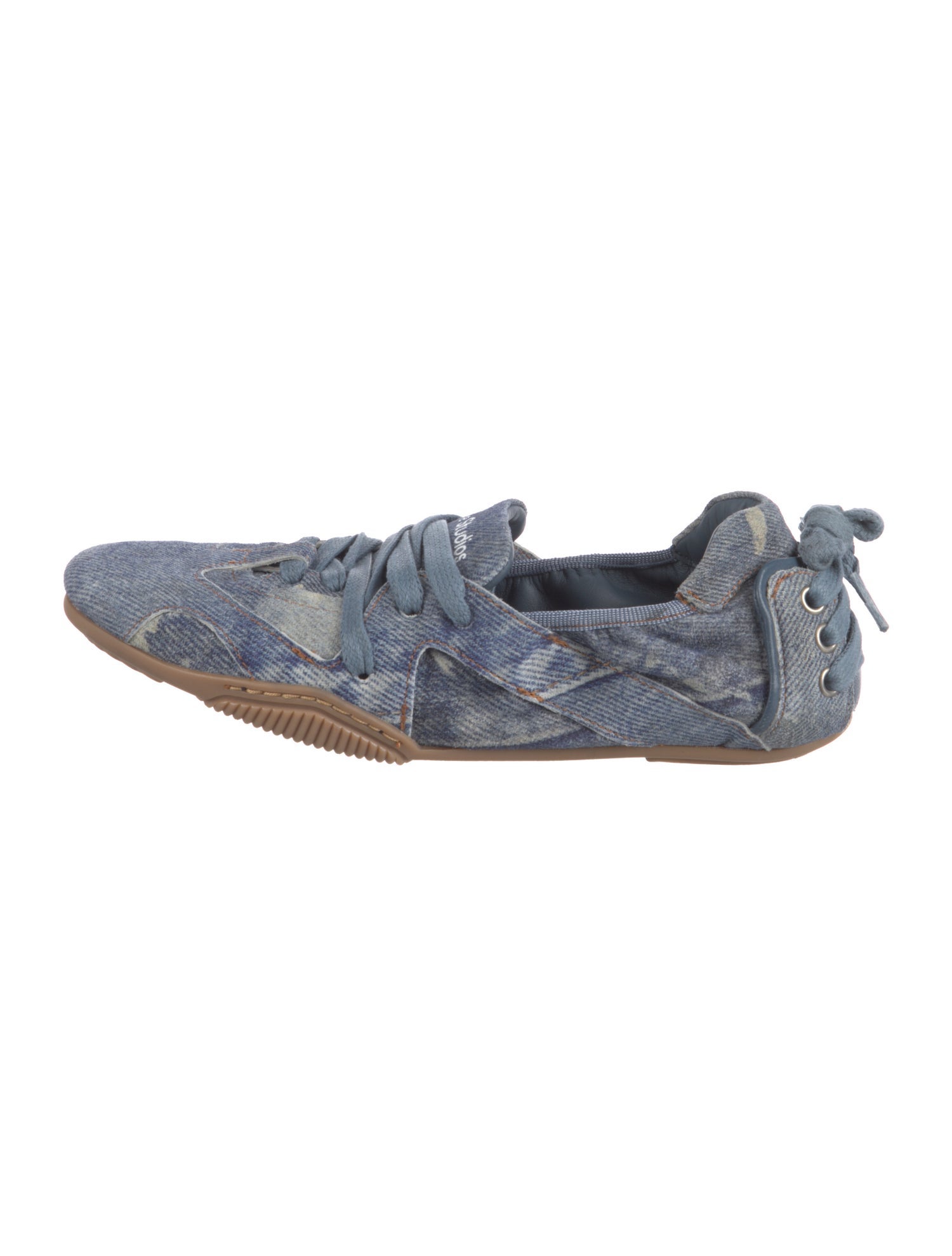 Acne Studios Denim Tie-Dye Print Sneakers