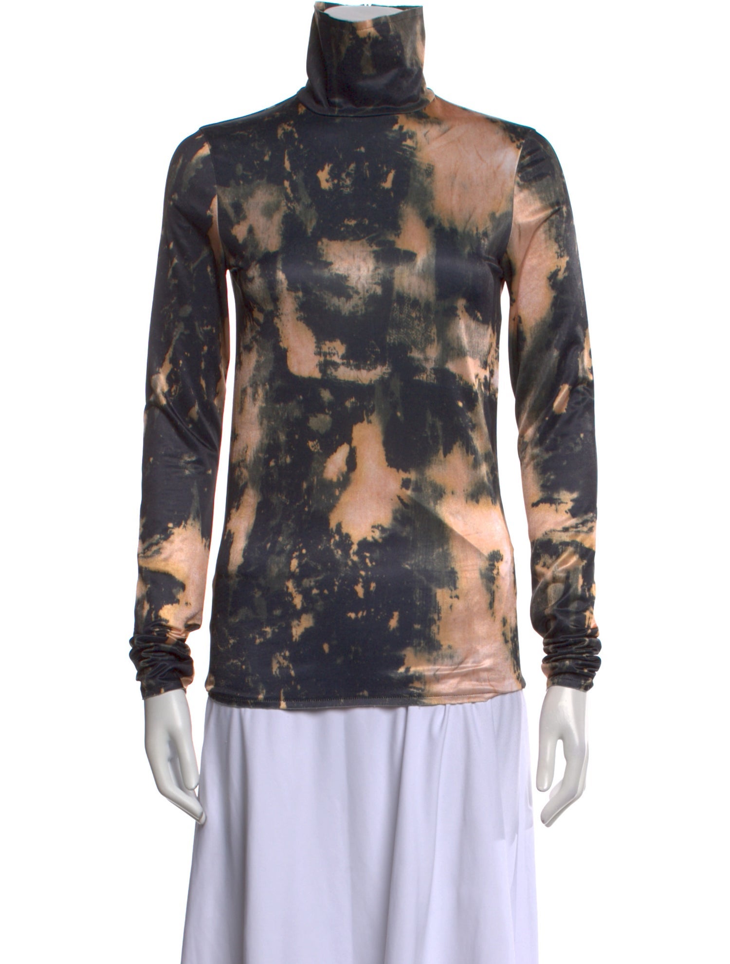 Acne Studios Printed Turtleneck Top