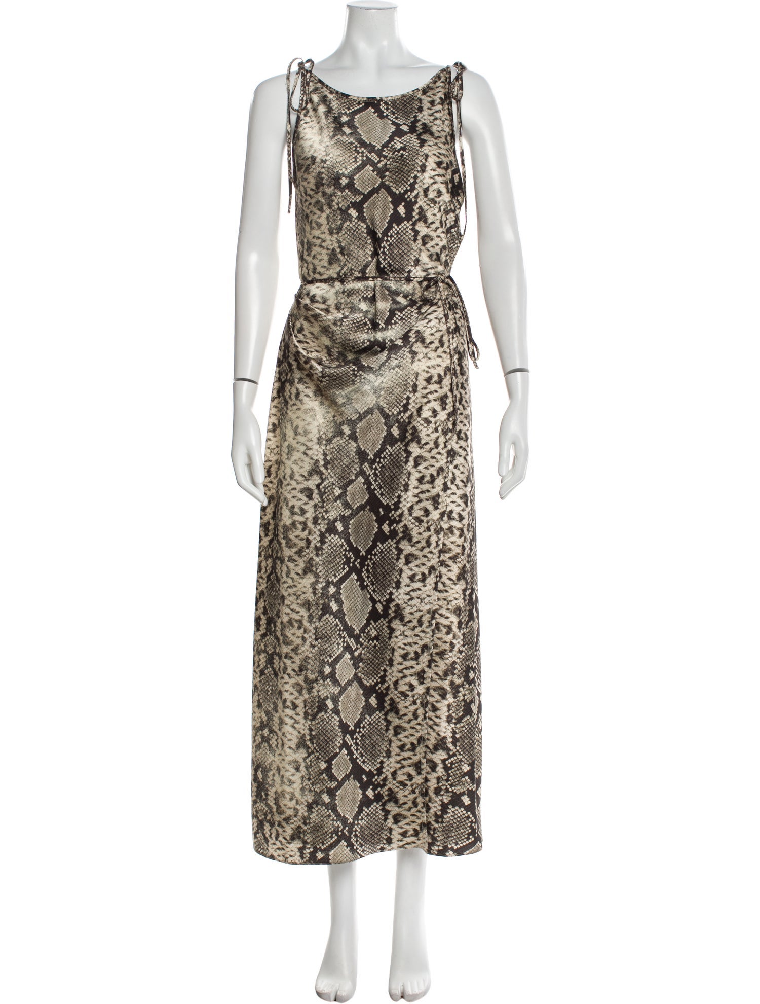 Acne Studios Animal Print Long Dress w/ Tags
