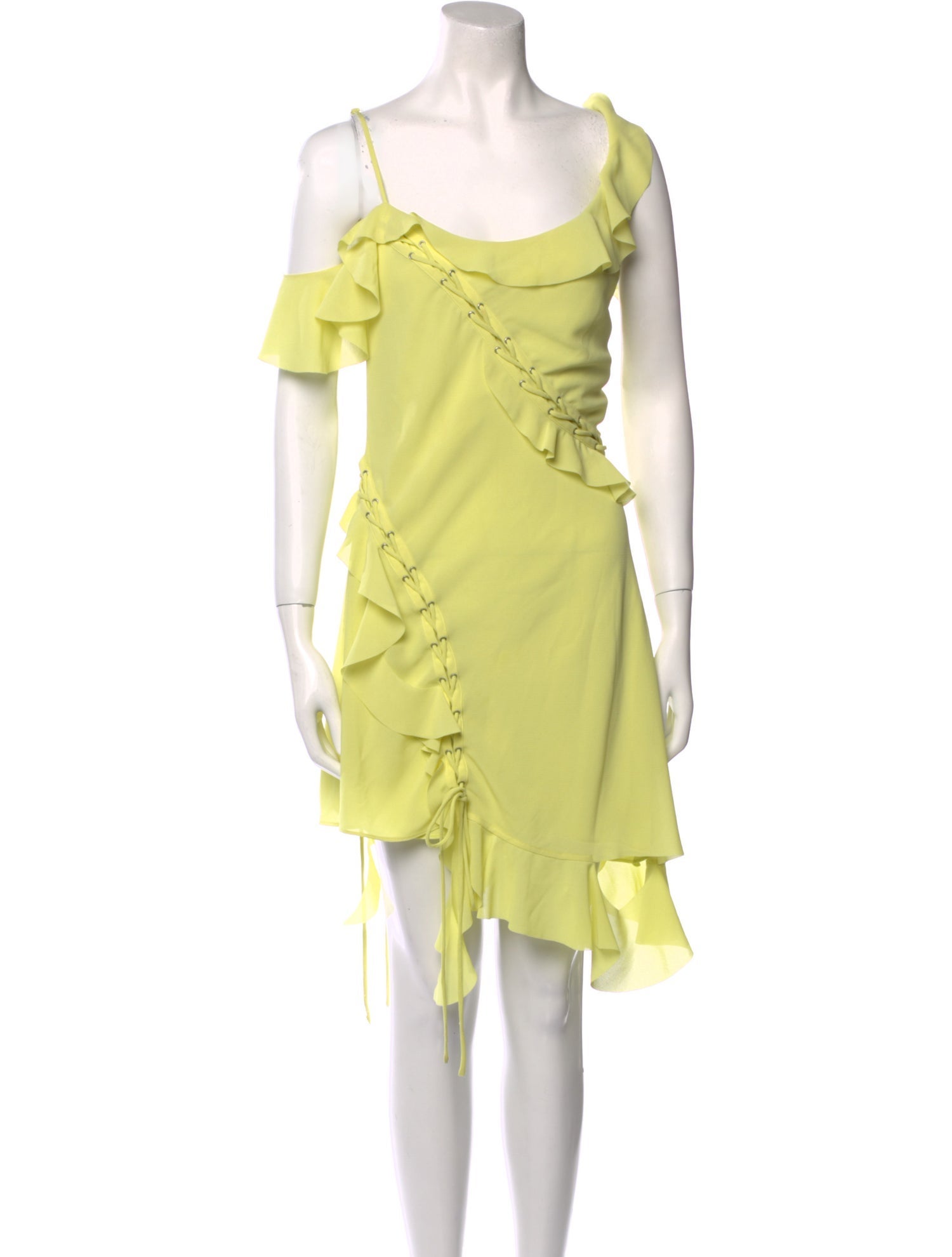 Acne Studios Scoop Neck Knee-Length Dress