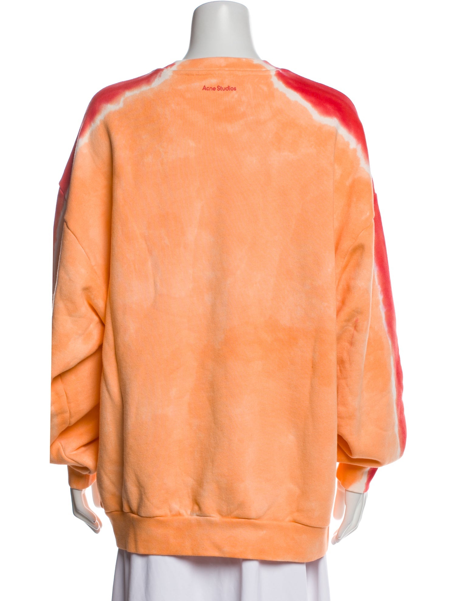 Acne Studios Tie-Dye Print Crew Neck Sweatshirt