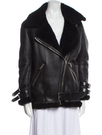 Acne Studios Shearling Faux Fur Jacket