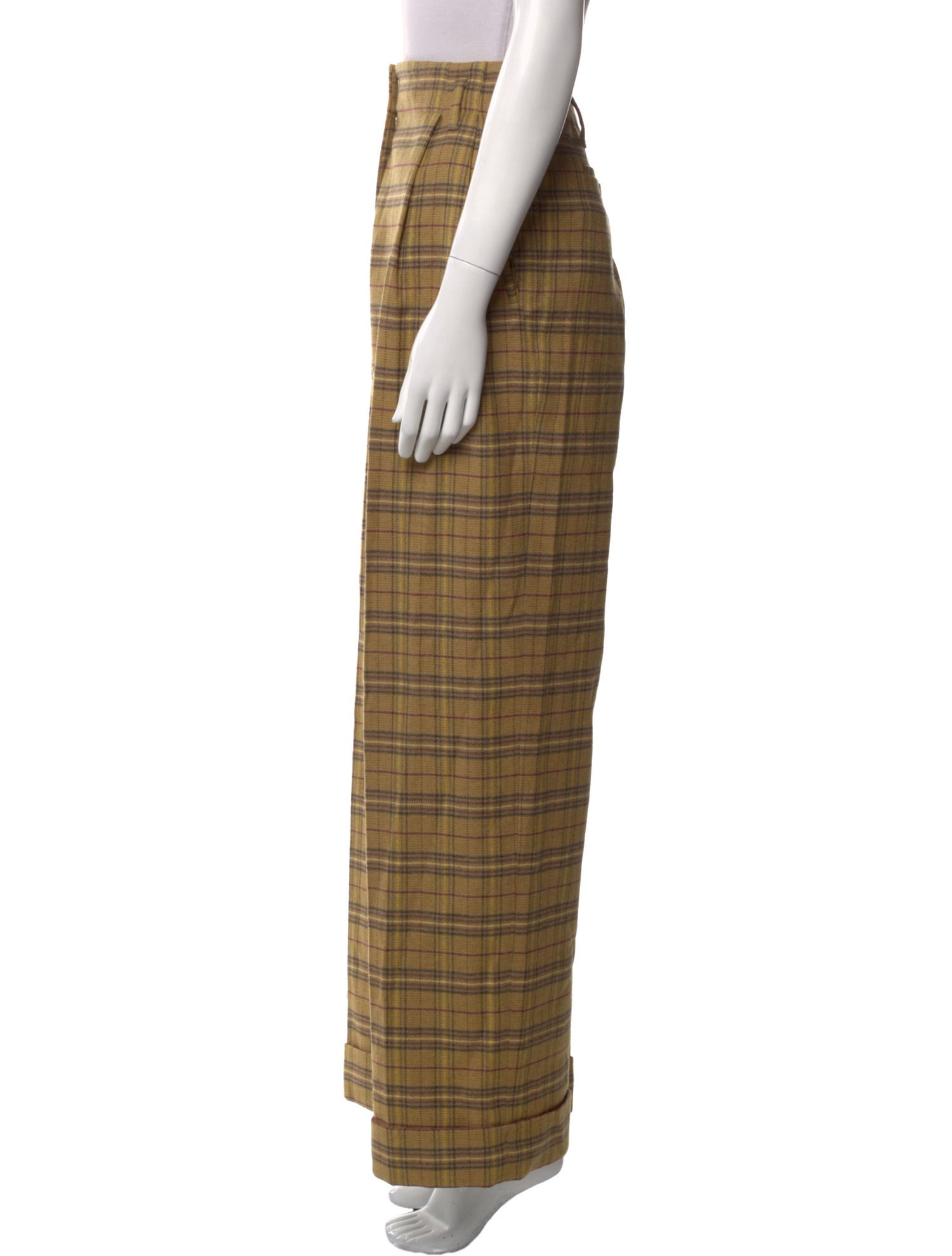 Acne Studios Wool Wide Leg Pants