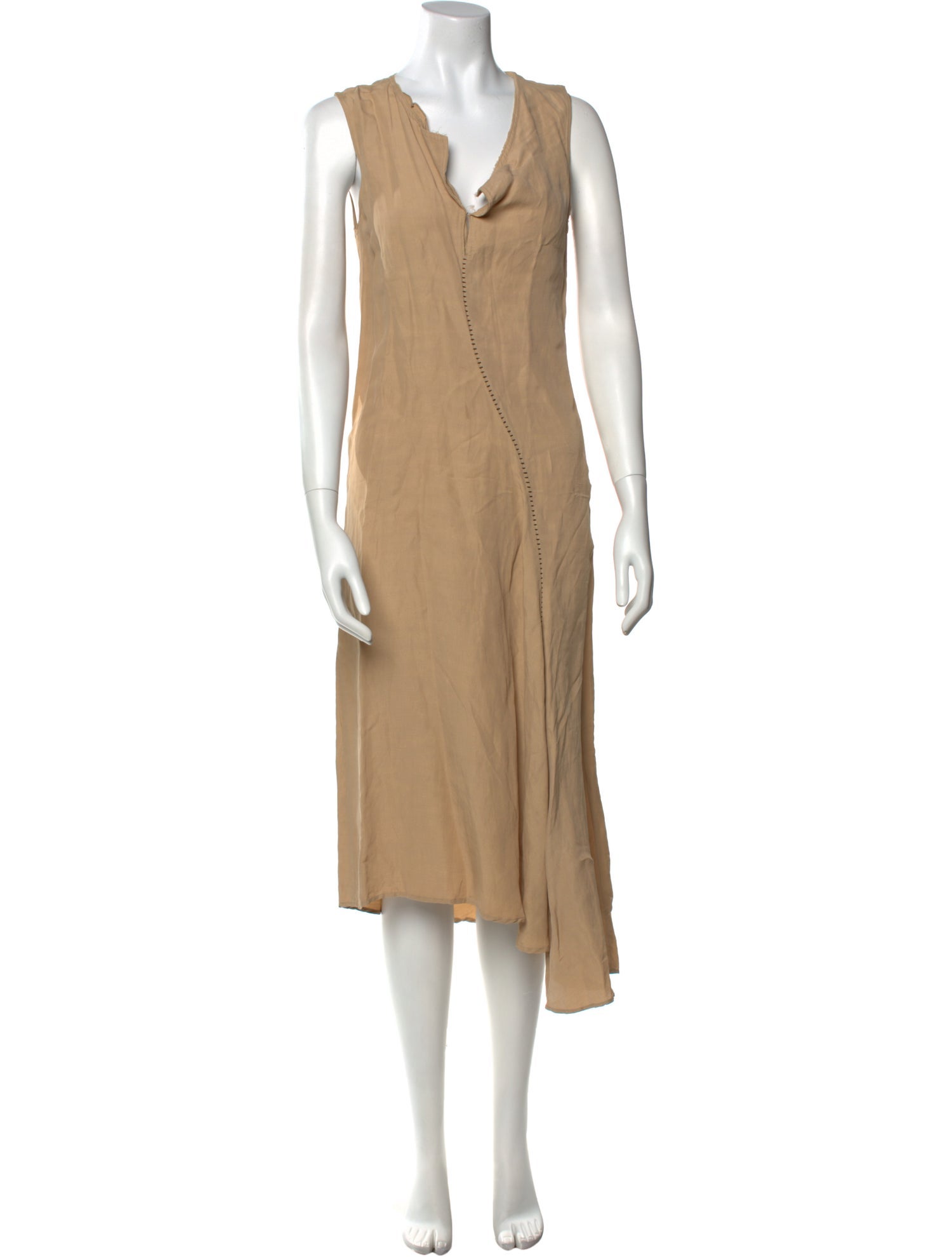 Acne Studios Linen Midi Length Dress