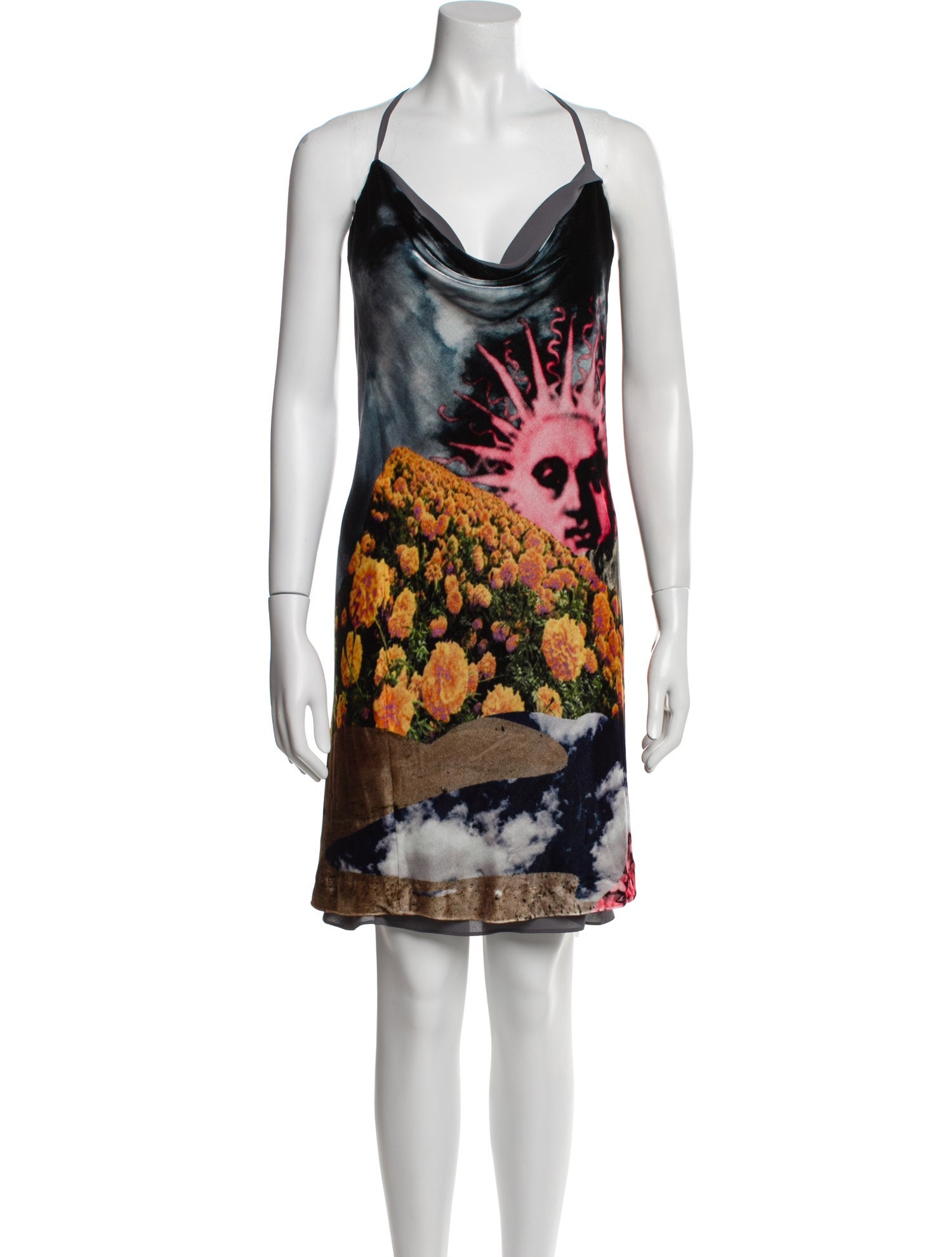 Acne Studios Printed Mini Dress