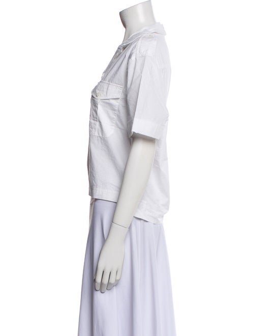 Acne Studios Short Sleeve Button-Up Top