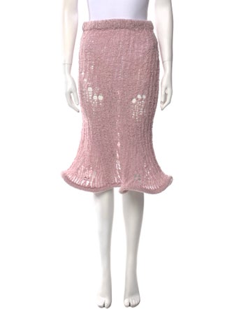 Acne Studios Wool Knee-Length Skirt