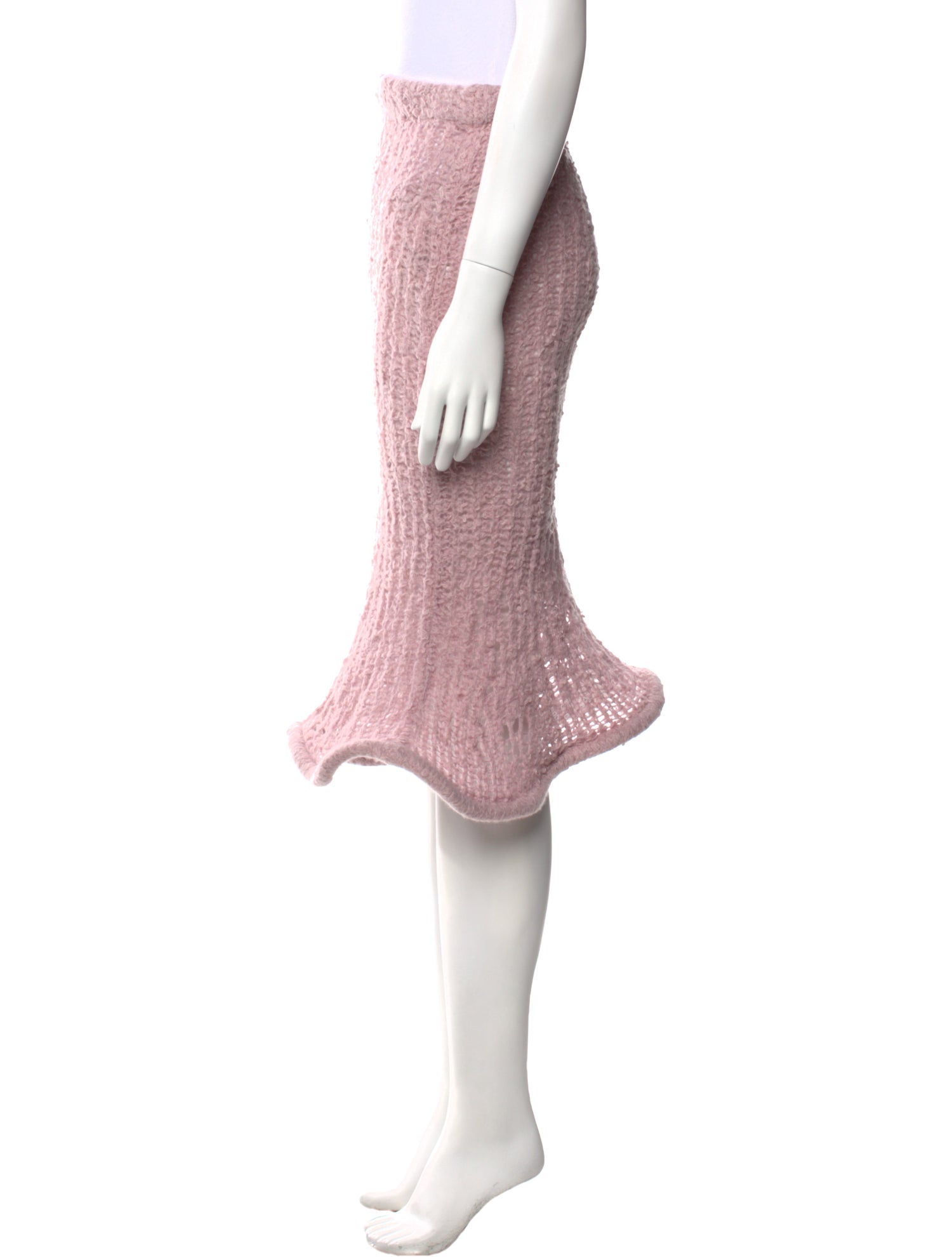 Acne Studios Wool Knee-Length Skirt