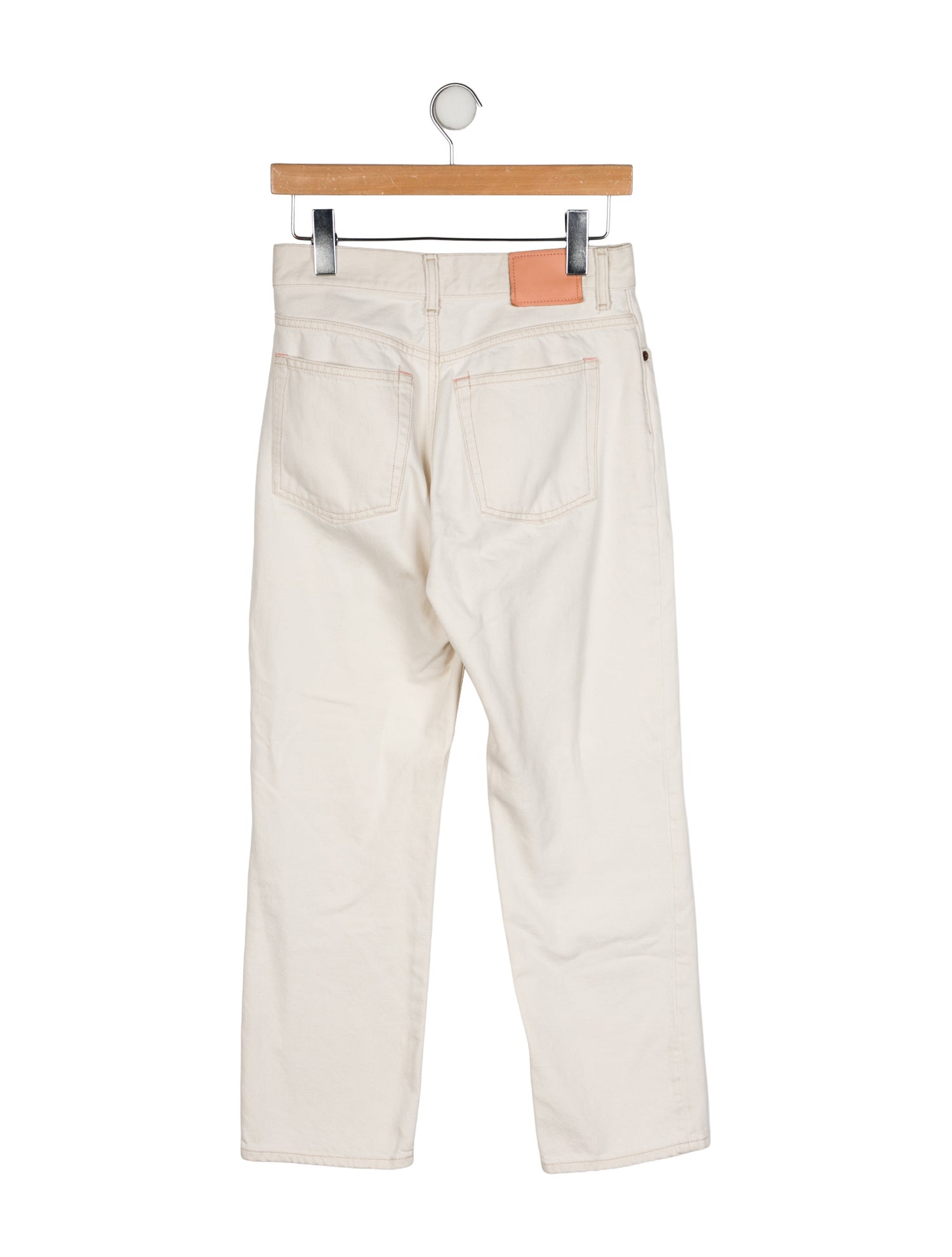 Acne Studios High-Rise Straight Leg Jeans