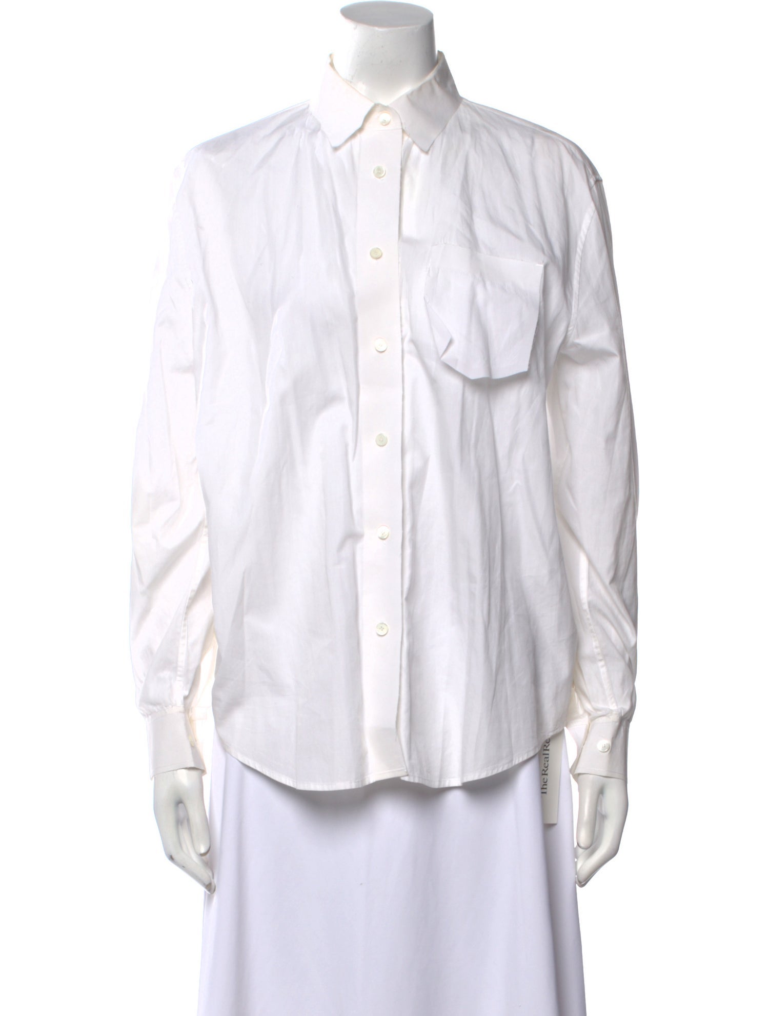 Acne Studios Three-Quarter Sleeve Button-Up Top