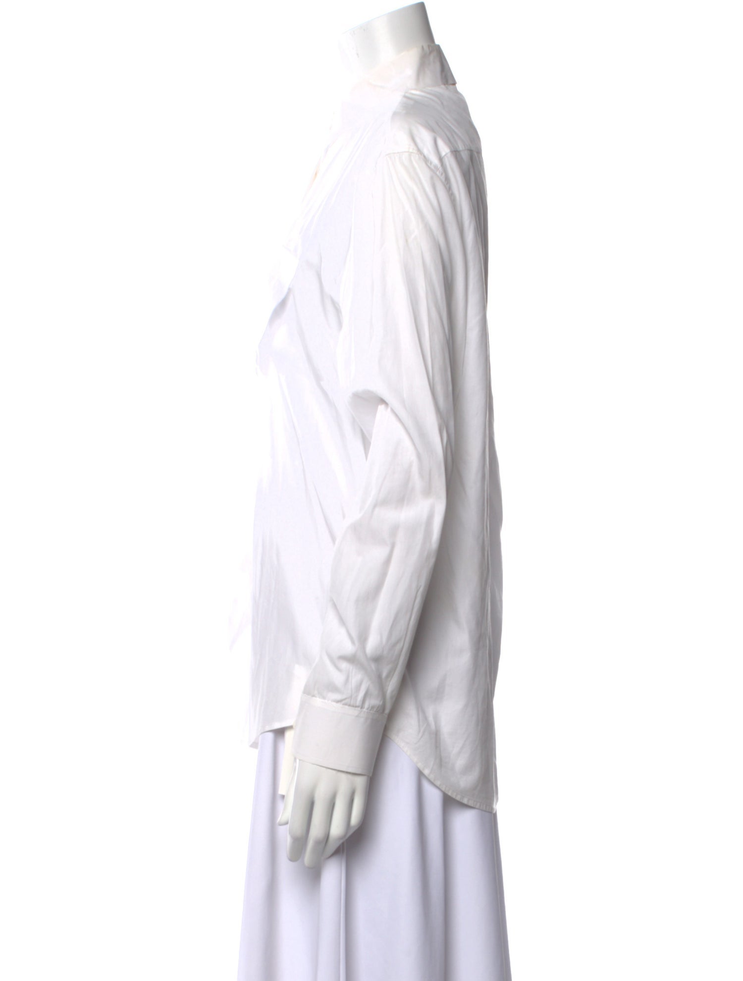 Acne Studios Three-Quarter Sleeve Button-Up Top