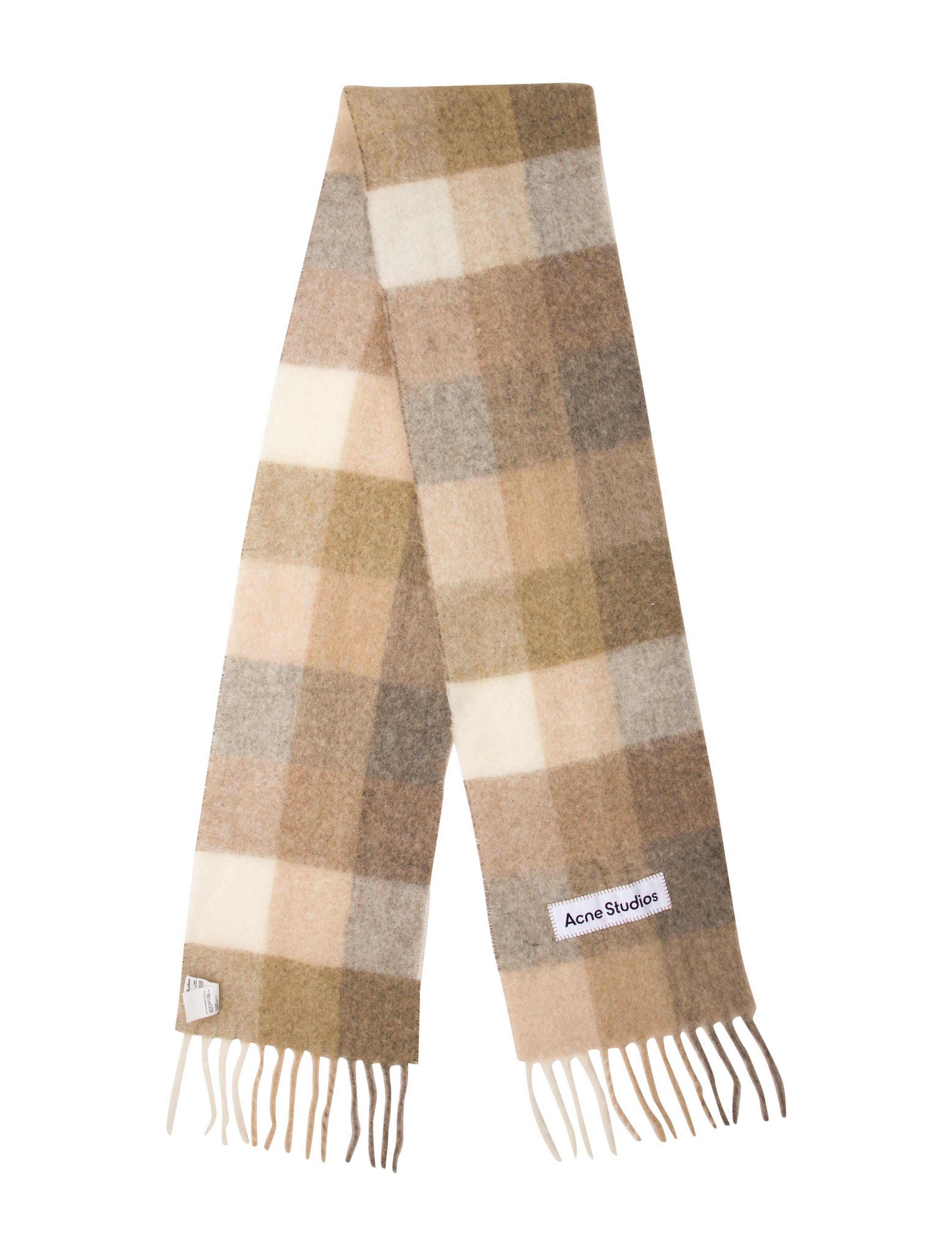 Acne Studios Alpaca Striped Scarf