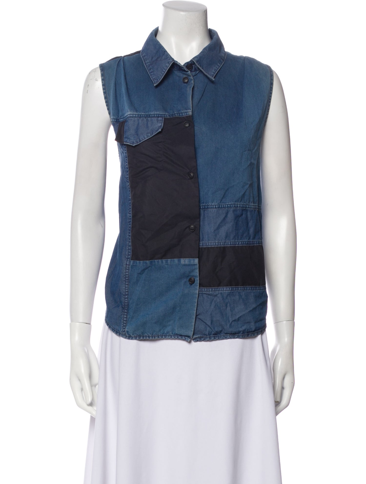 Acne Studios Sleeveless Button-Up Top