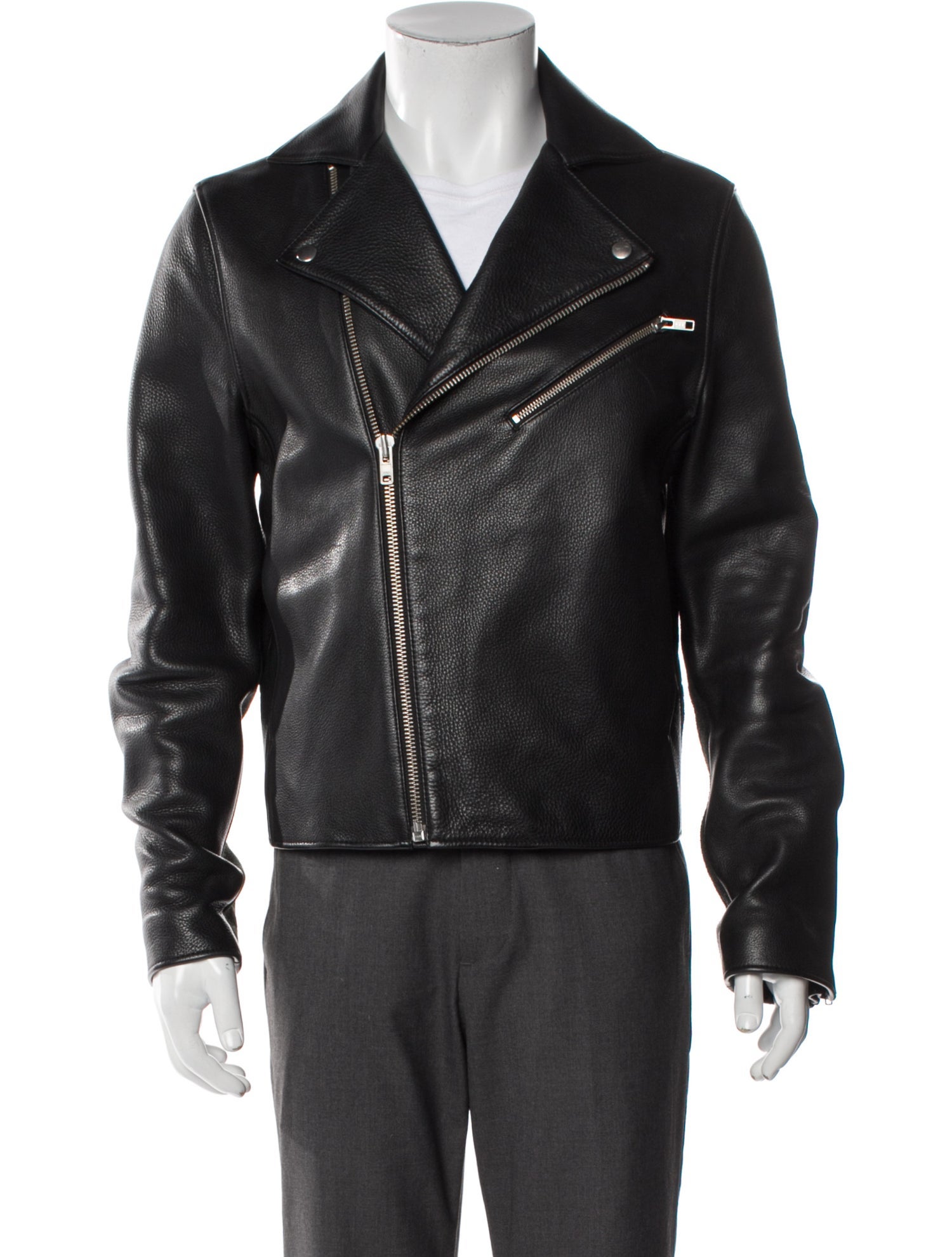 Acne Studios Leather Moto Jacket