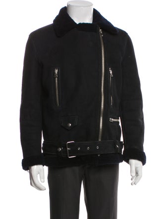 Acne Studios Shearling Moto Jacket