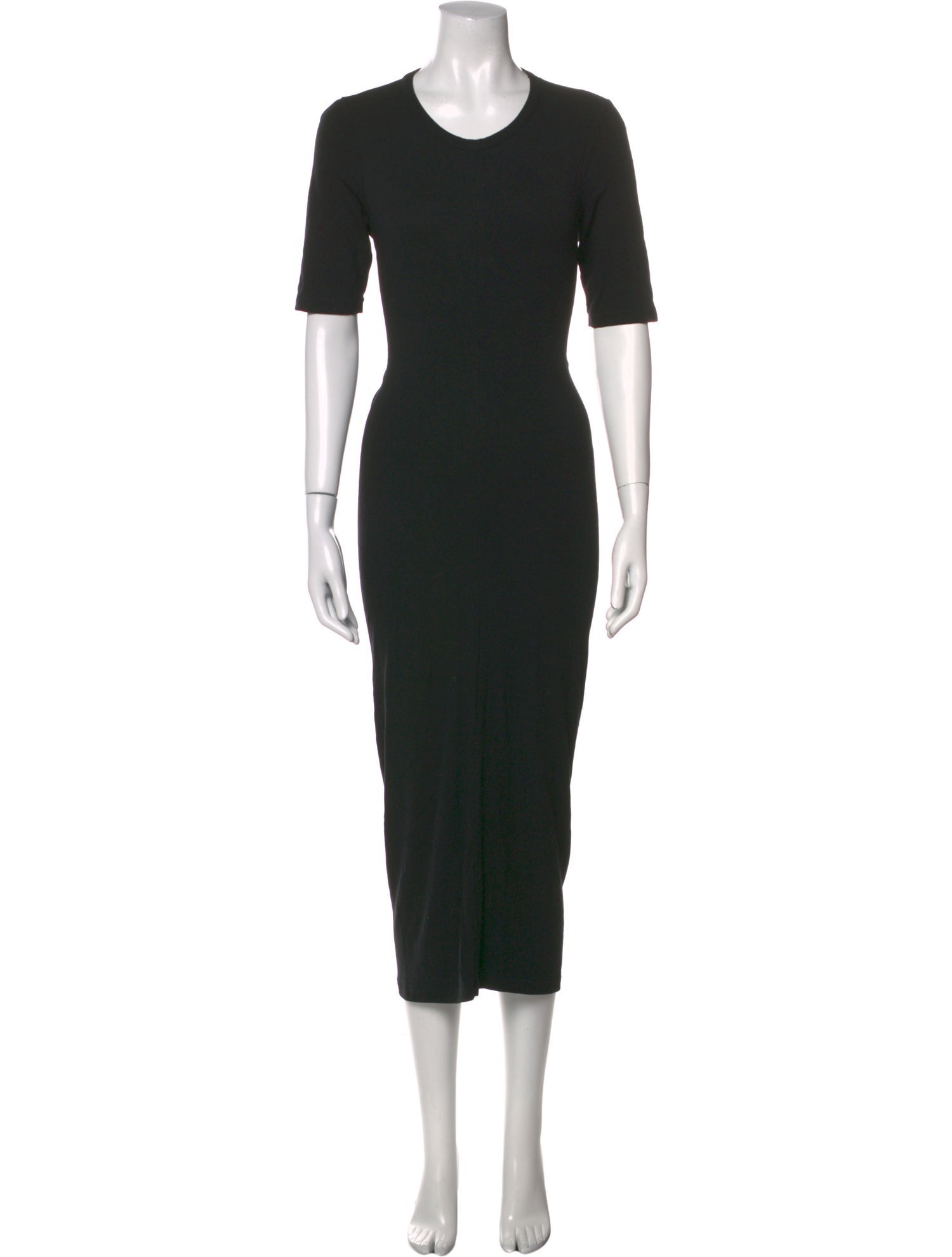 Acne Studios Crew Neck Midi Length Dress