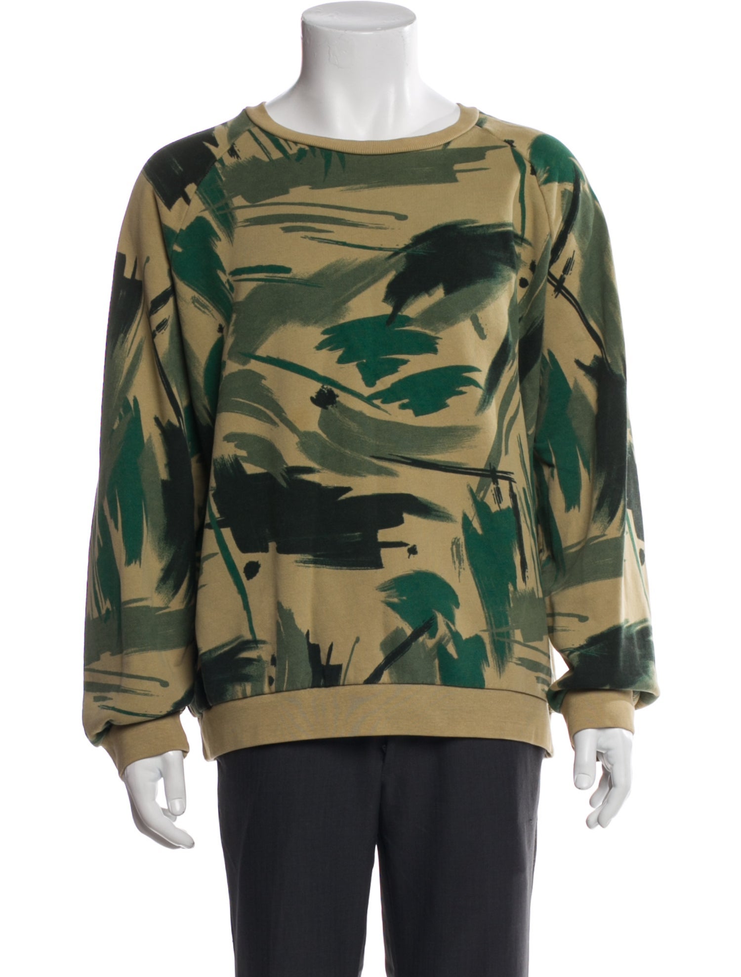 Acne Studios Printed Crew Neck Sweatshirt