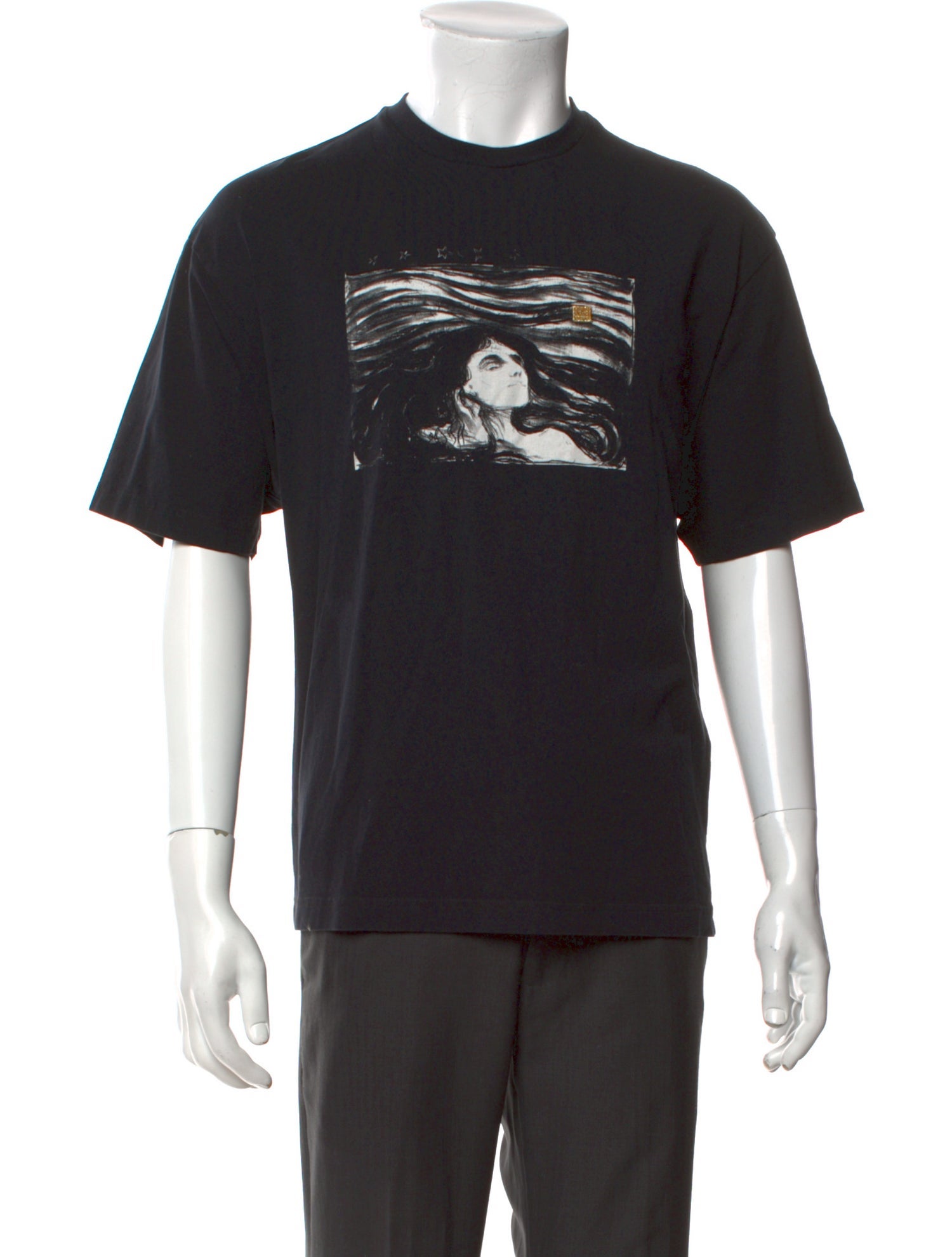 Acne Studios Graphic Print Crew Neck T-Shirt