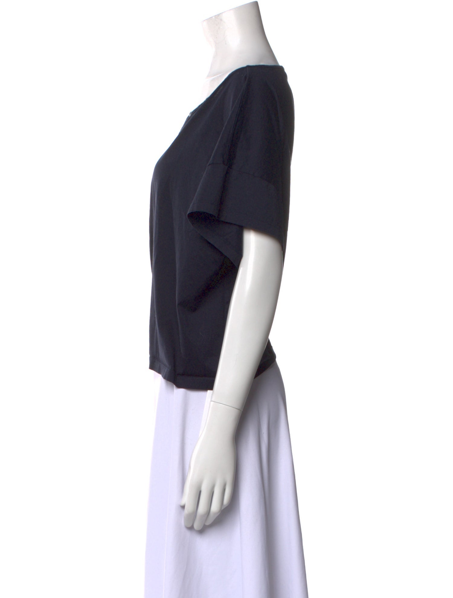 Acne Studios V-Neck Short Sleeve Top