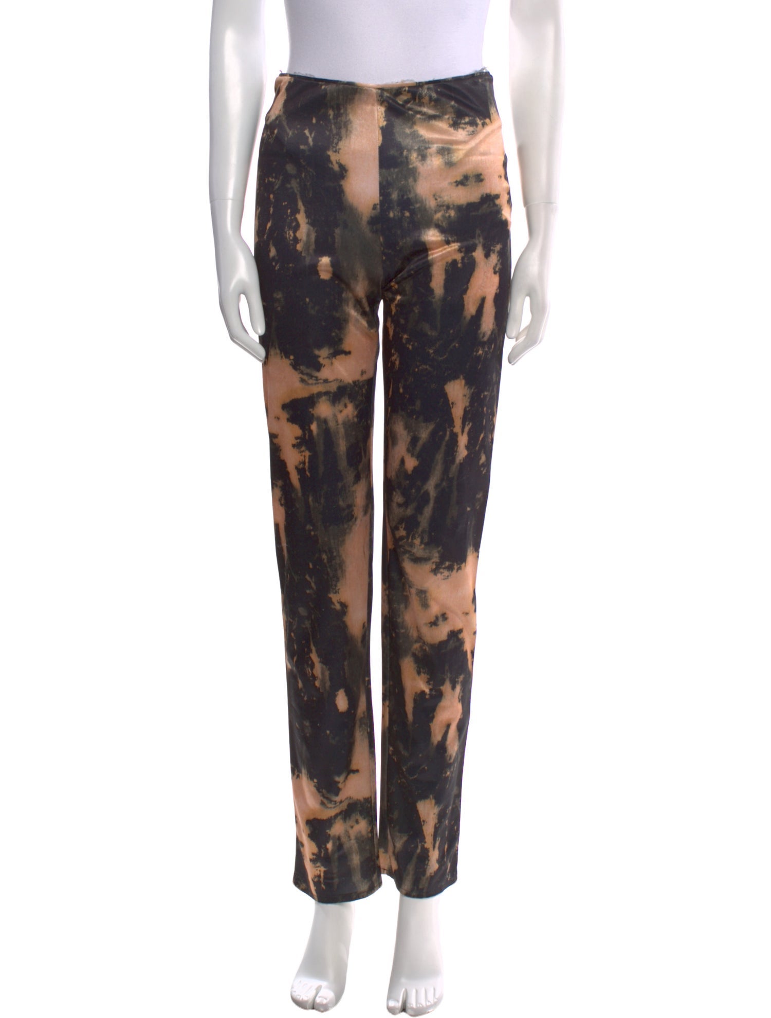 Acne Studios Tie-Dye Print Straight Leg Pants