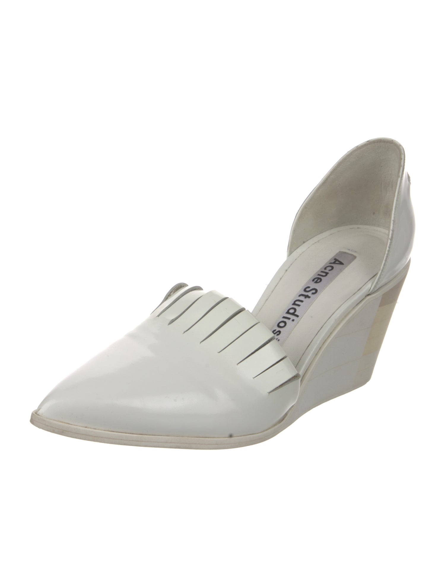 Acne Studios Patent Leather D'Orsay Pumps