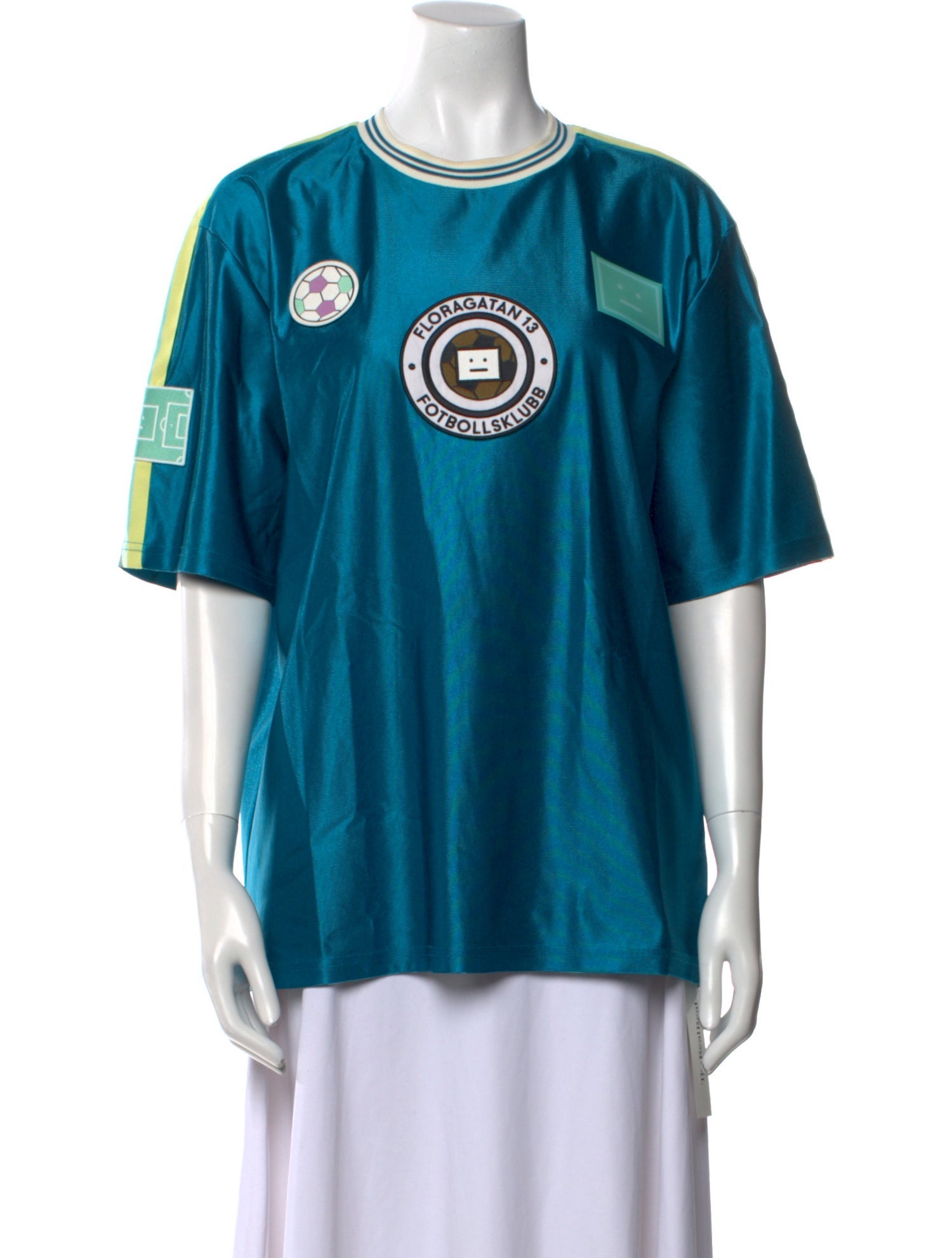 Acne Studios Graphic Print Crew Neck T-Shirt