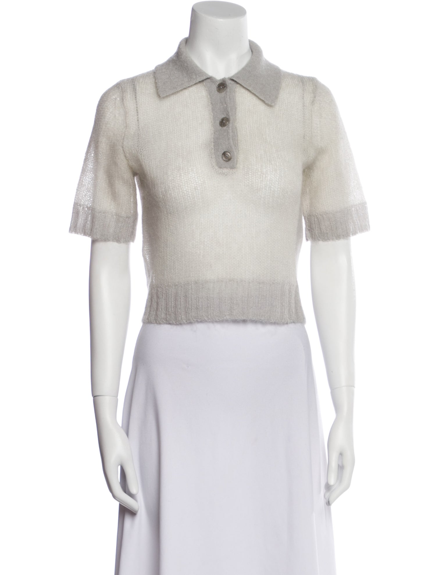 Acne Studios Short Sleeve Crop Top