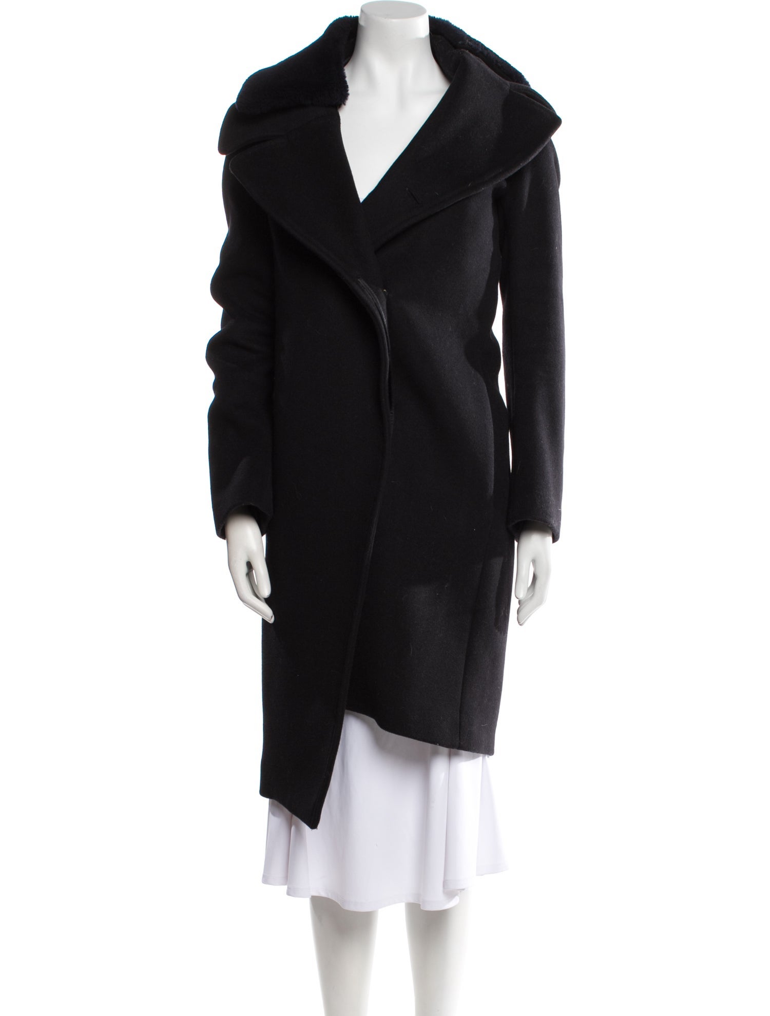 Acne Studios Wool Fur Coat