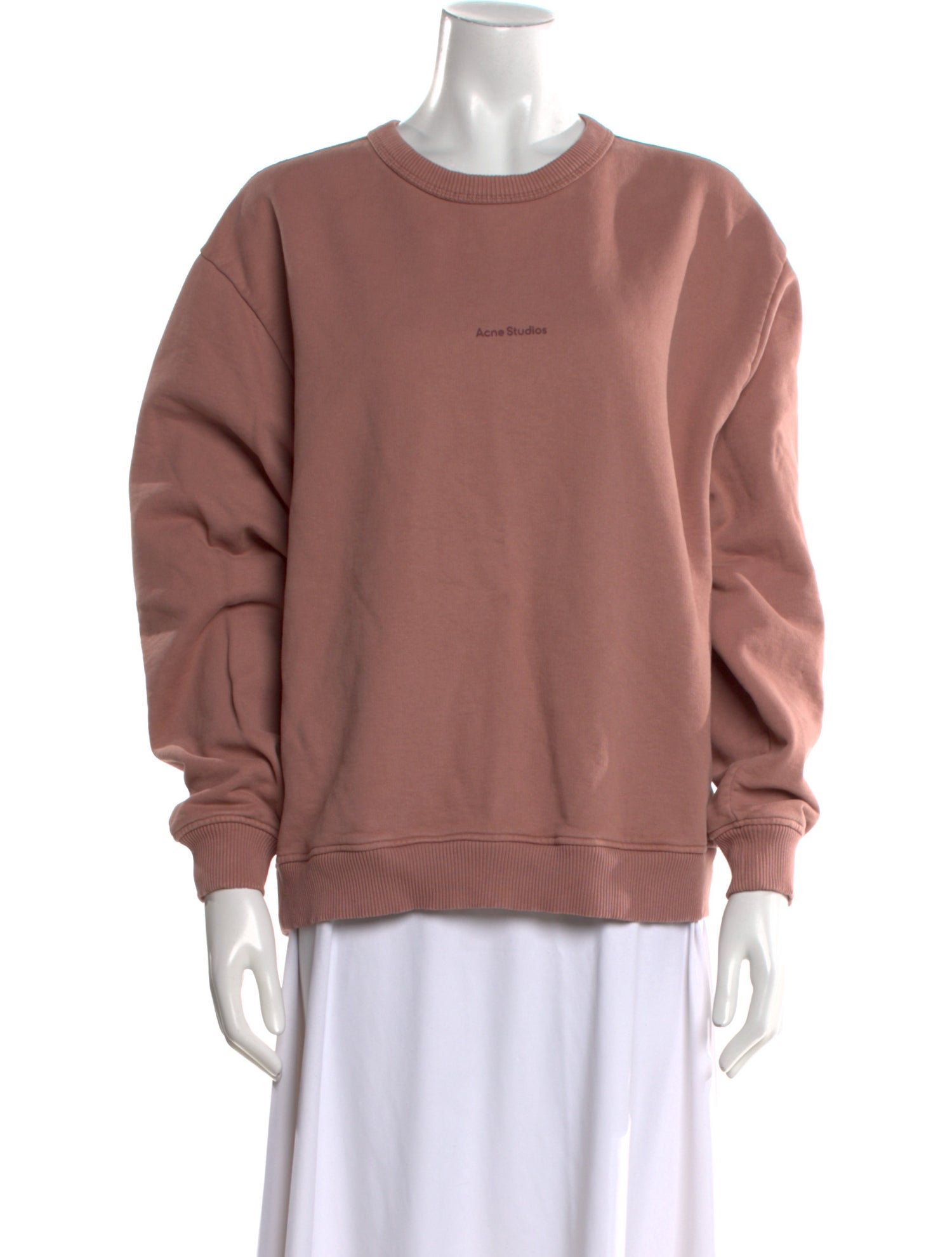 Acne Studios Crew Neck Long Sleeve Sweatshirt