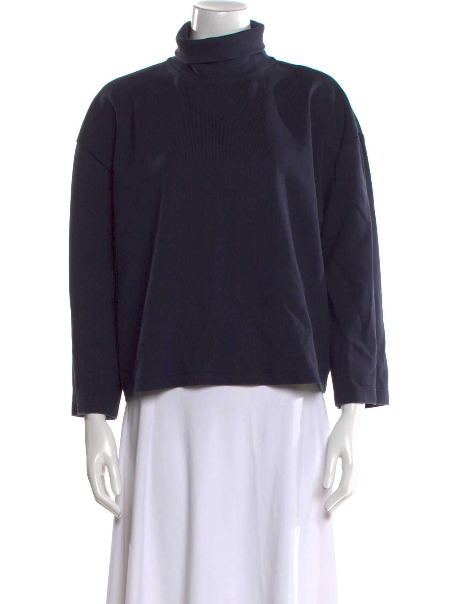 Acne Studios Turtleneck Three-Quarter Sleeve Sweatshirt