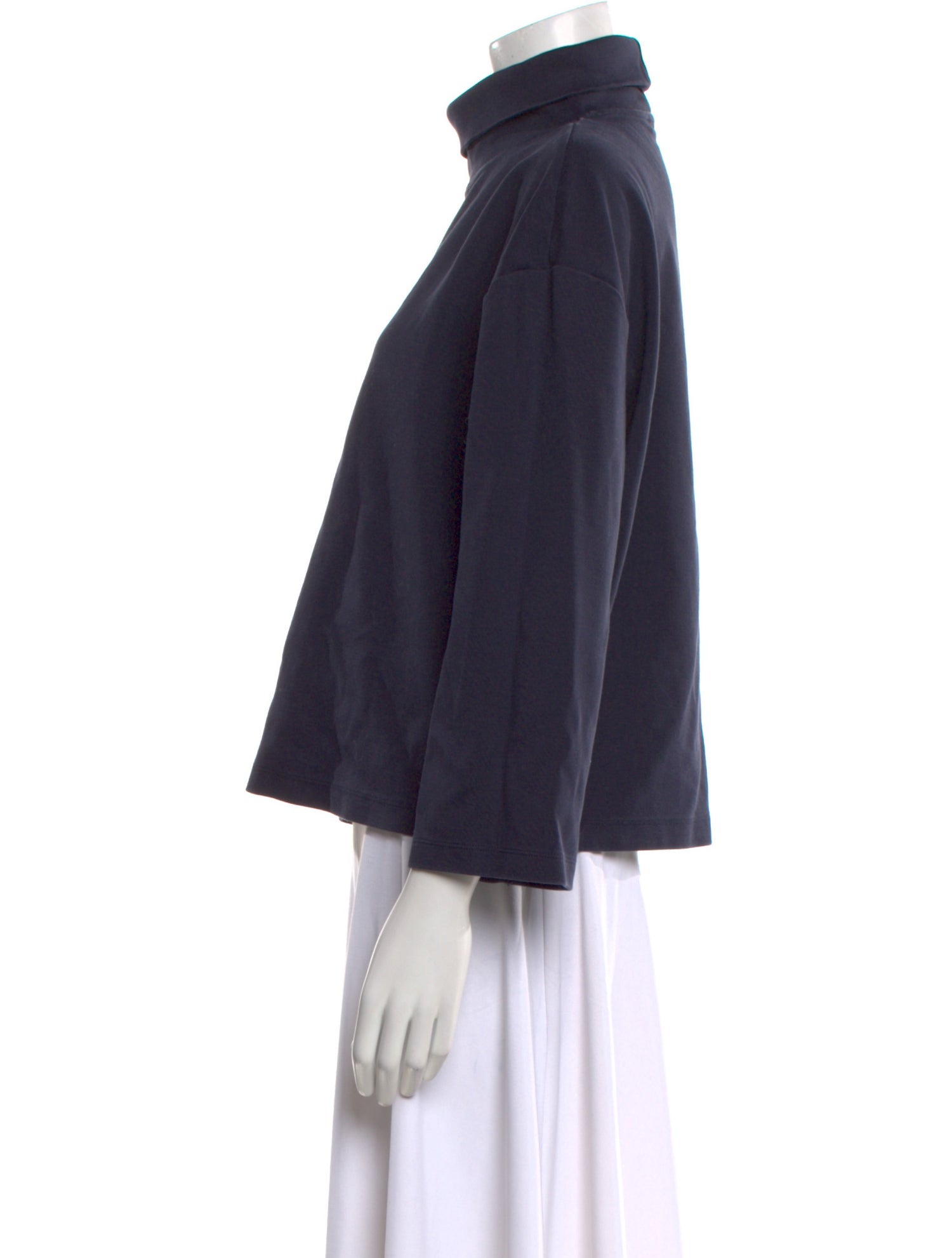 Acne Studios Turtleneck Three-Quarter Sleeve Sweatshirt