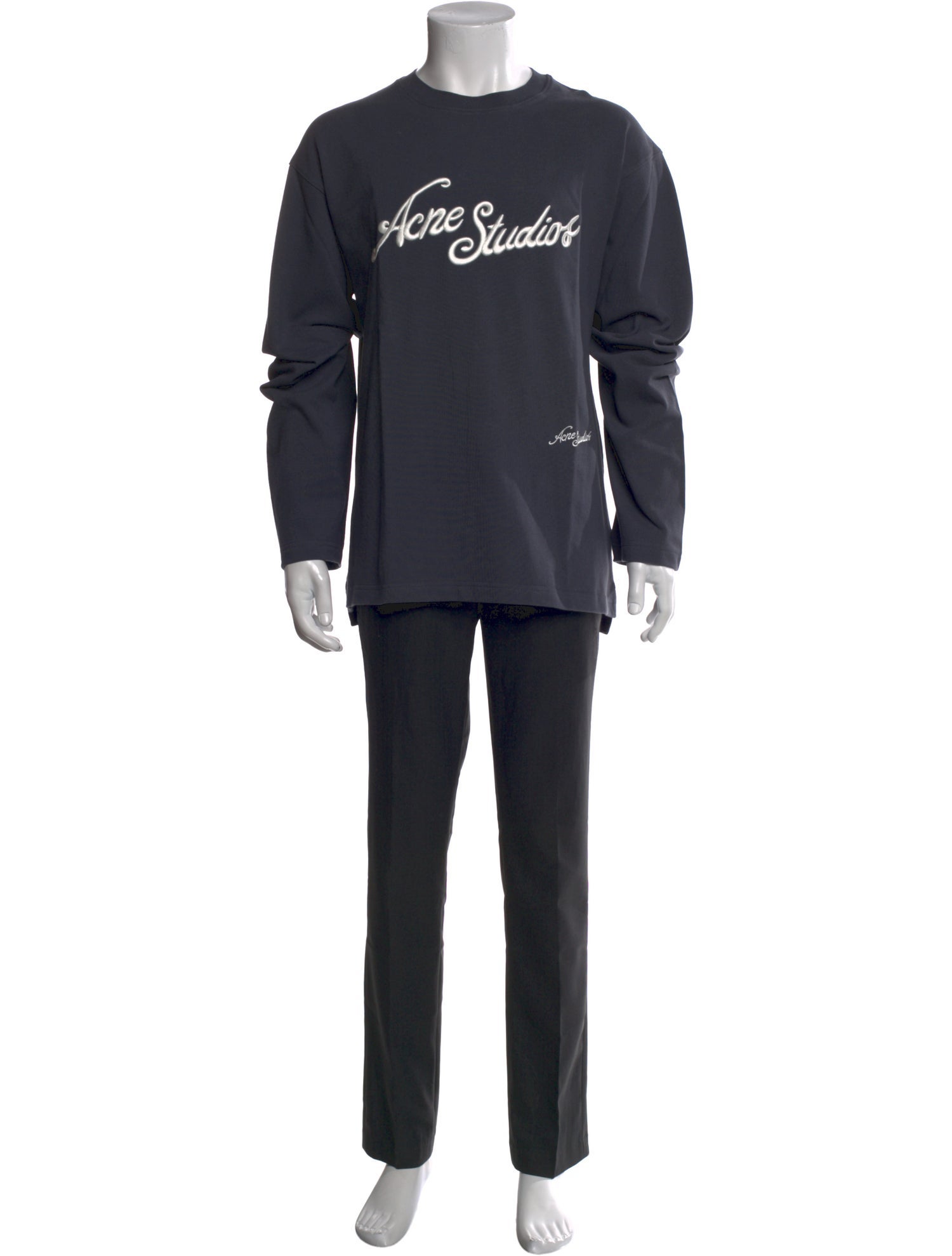 Acne Studios Graphic Print Crew Neck T-Shirt